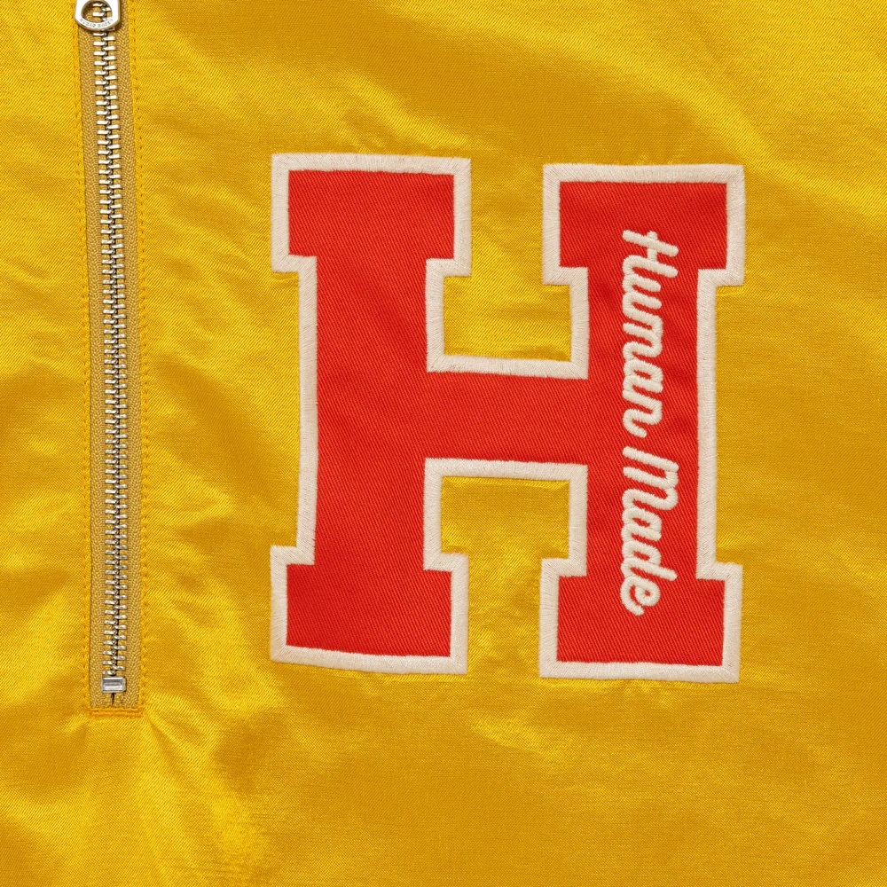 HUMAN MADE 2025 SATIN HALF-ZIP JACKET - PRE ORDER ITEM (預訂中)