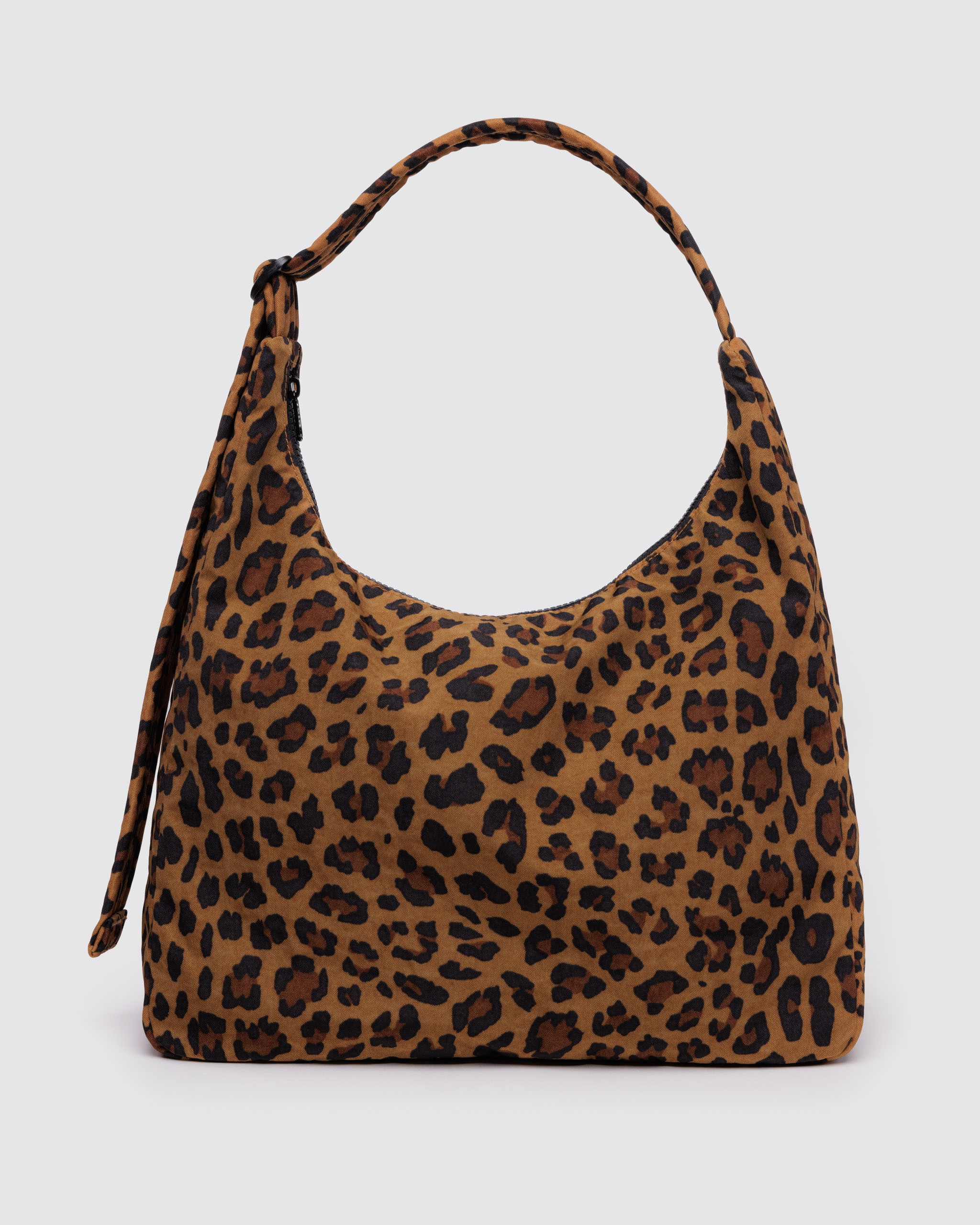 Nylon Shoulder Bag - Leopard Print | BAGGU