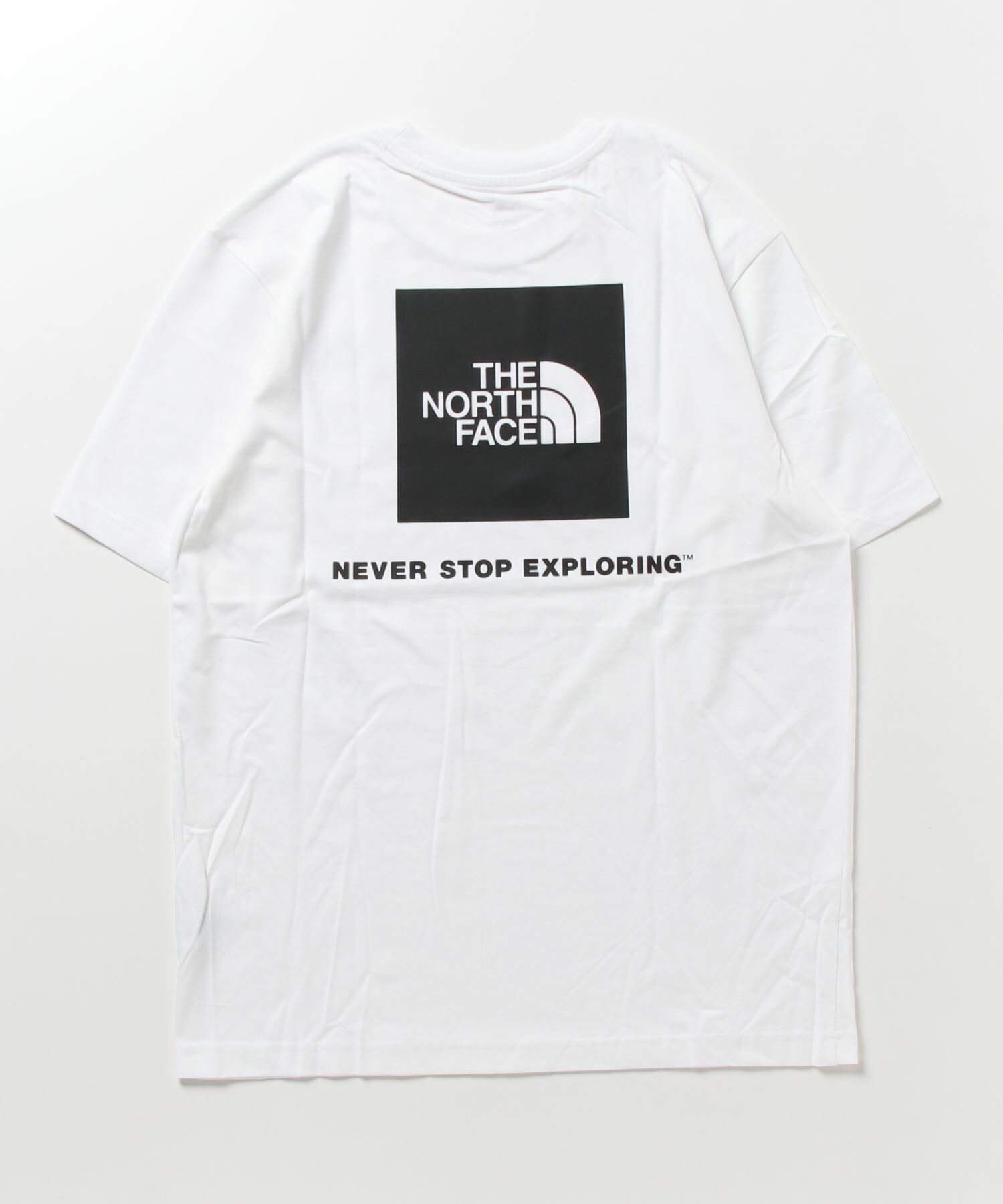 THE NORTH FACE NSE BOX LOGO 白 棉 短袖 短T NT7UN56B