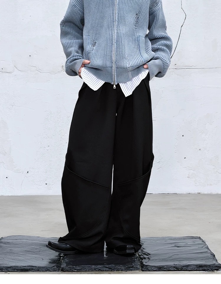 CATSSTAC 夜鷹廓型剪裁西裝長褲