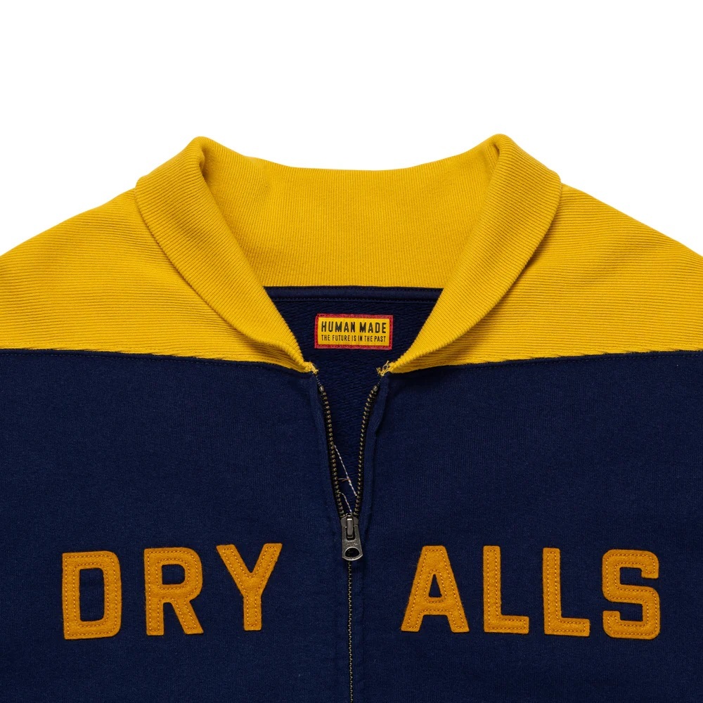 HUMAN MADE 2025 ZIP-UP SWEATSHIRT - NAVY PRE ORDER ITEM (預訂中)