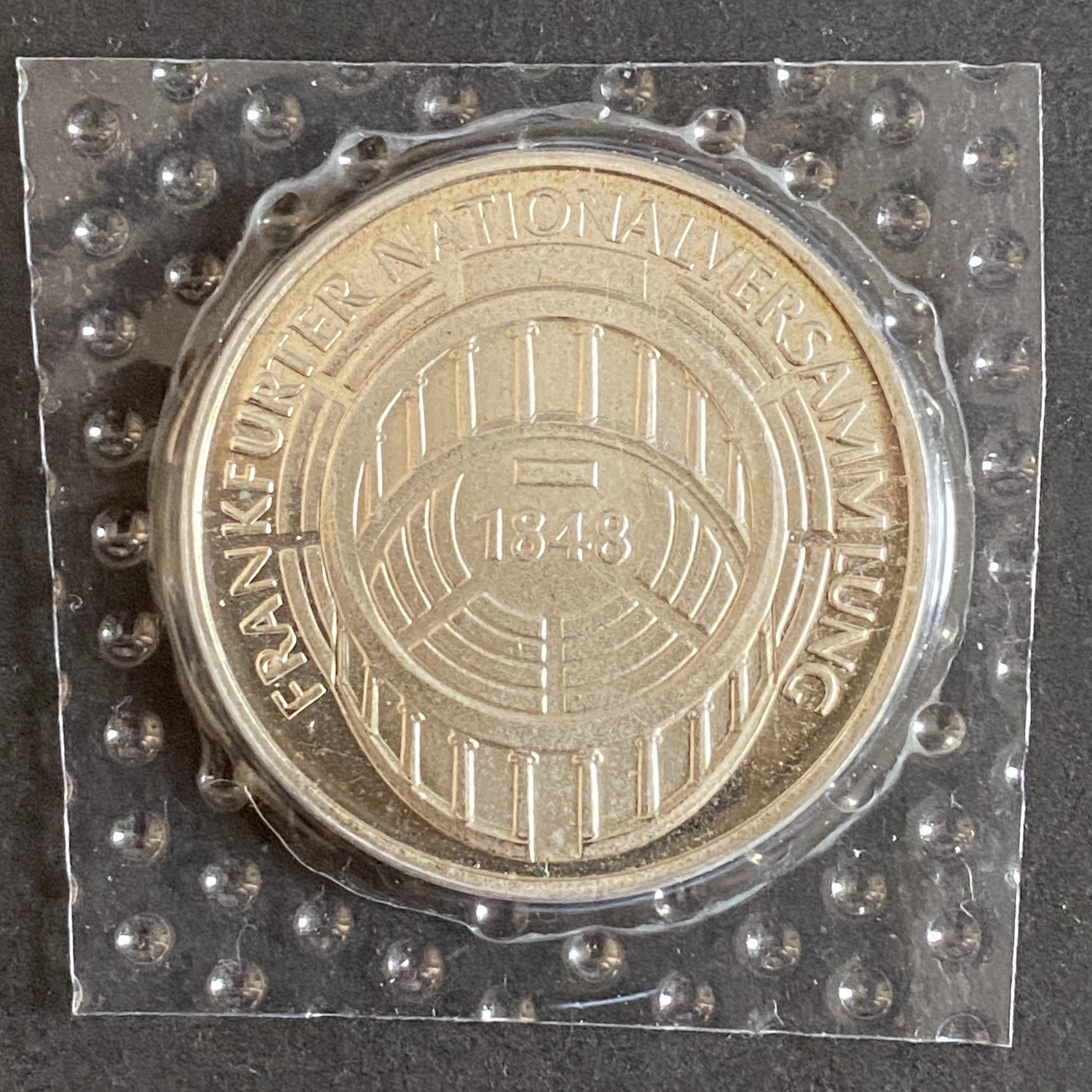 1973 Germany 5 Mark coin, Frankfurt National Assembly 125th Anniversary (62.5% Silver)