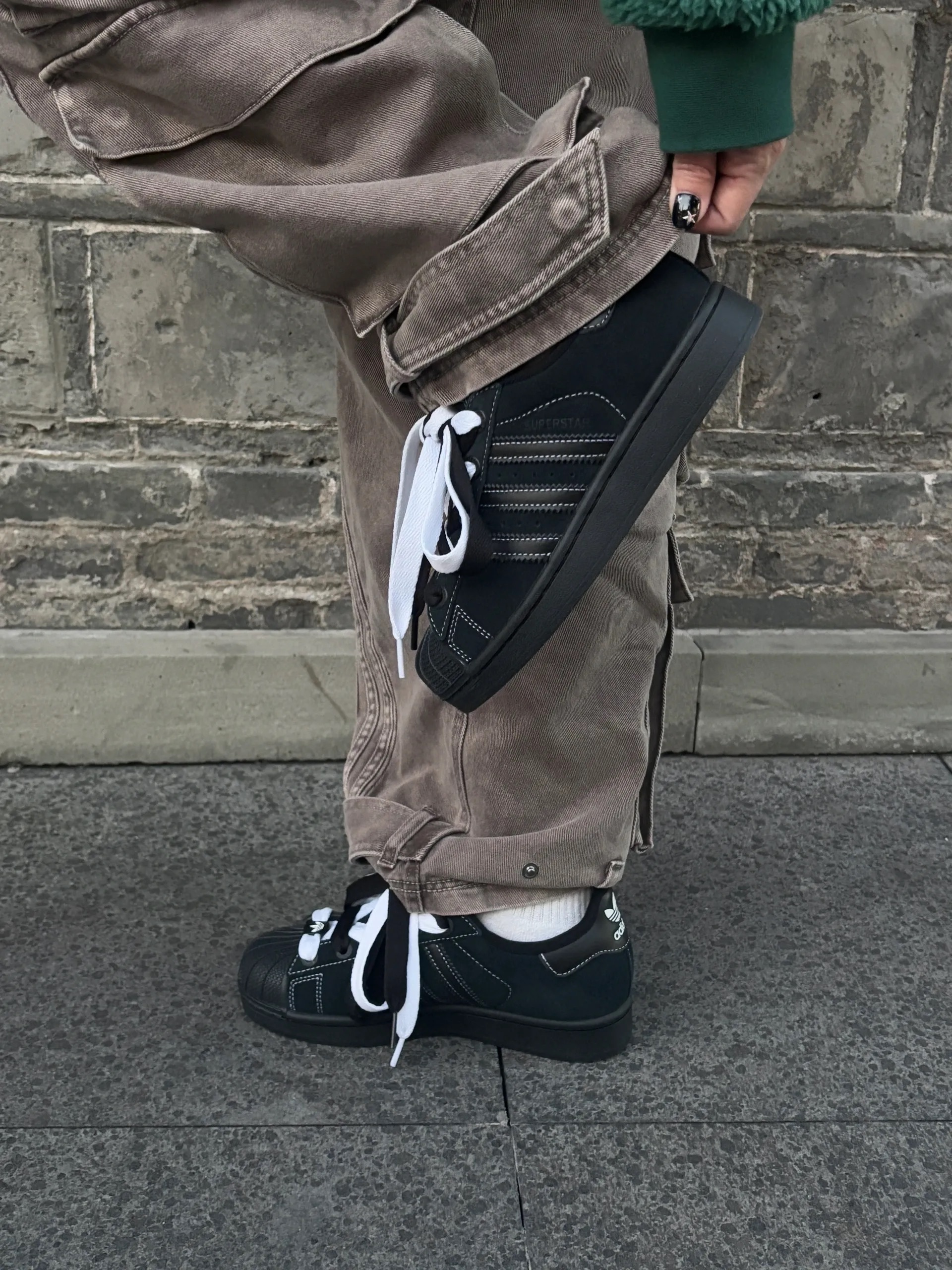 ADIDAS SUPERSTAR 2.0 貝殼頭 愛迪達 三葉草 全黑 黑白 外縫線 黑標 復古 男女鞋 JH5470 / 預購