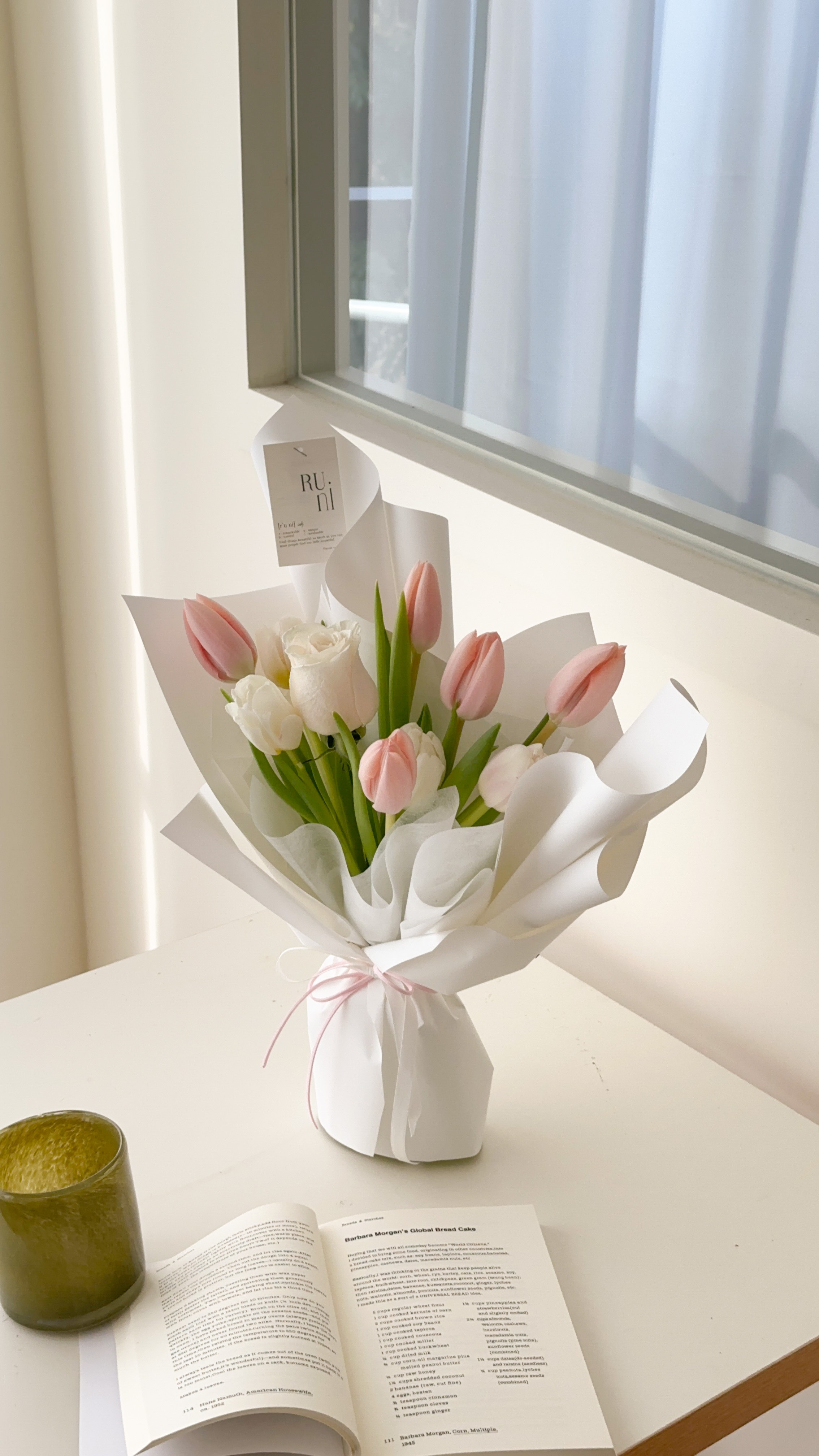 溫柔心語-鬱金香花束（多色與多尺寸可選）