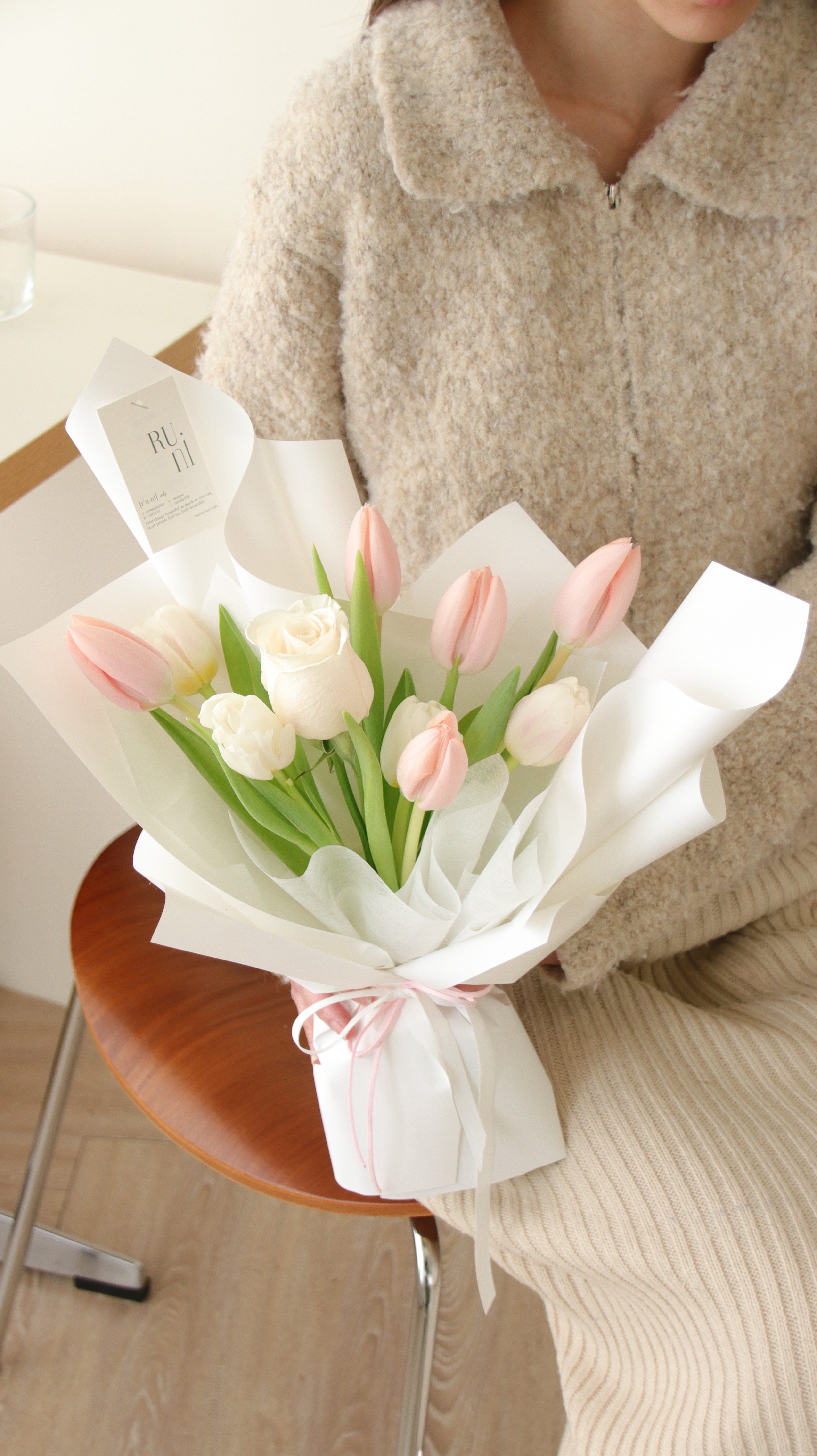 溫柔心語-鬱金香花束（多色與多尺寸可選）