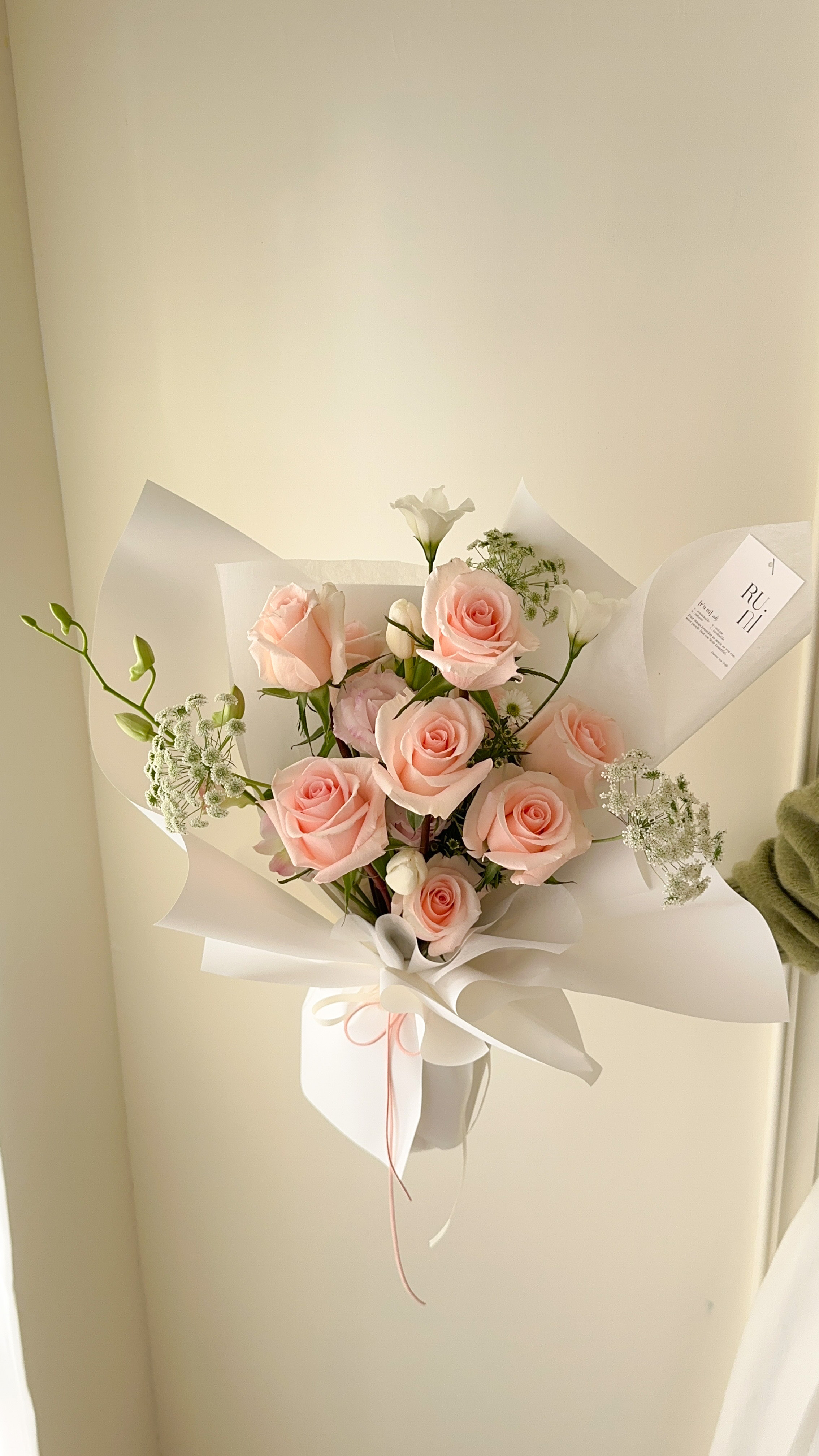 粉漾時光-進口粉玫瑰綜合花束（此束有多尺寸可選）