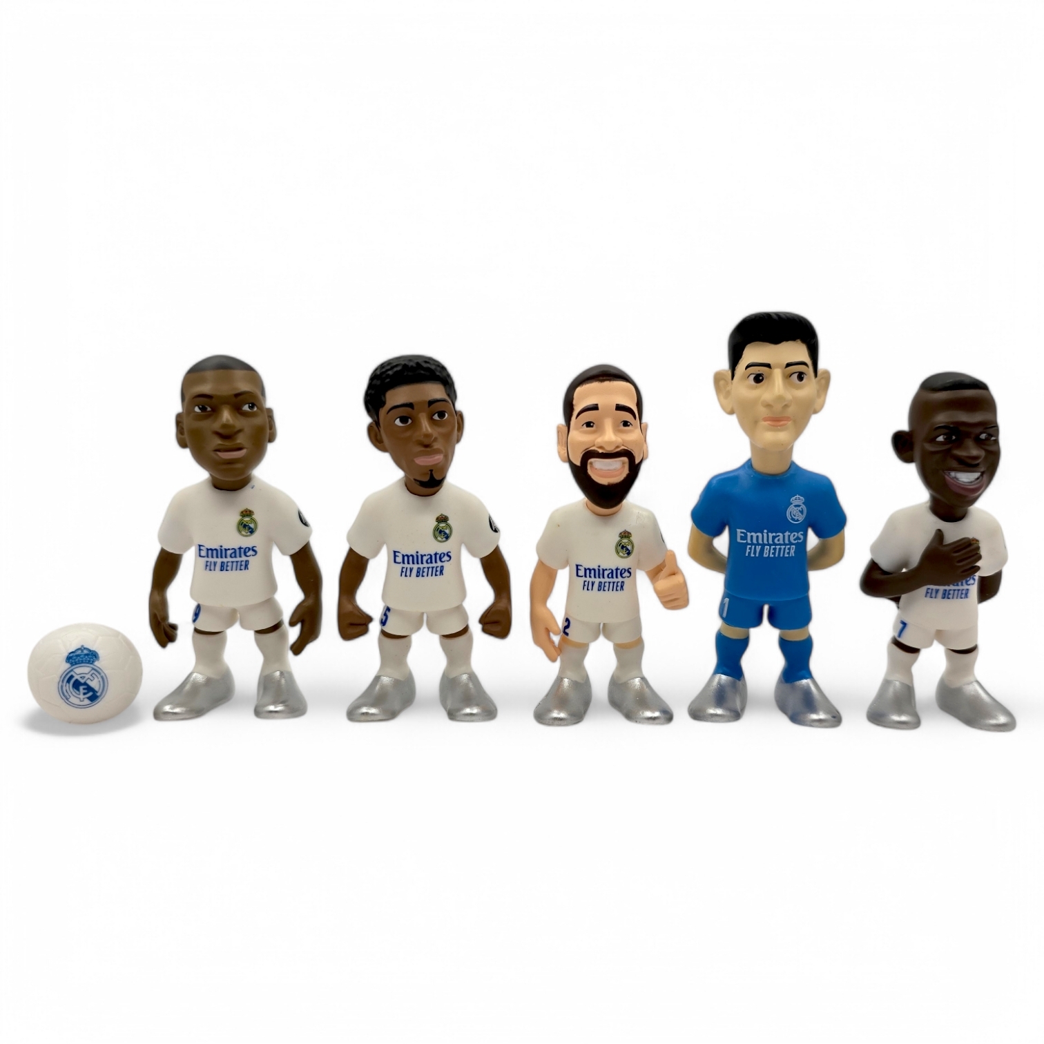 皇家馬德里MINIX 7cm五球星公仔套裝