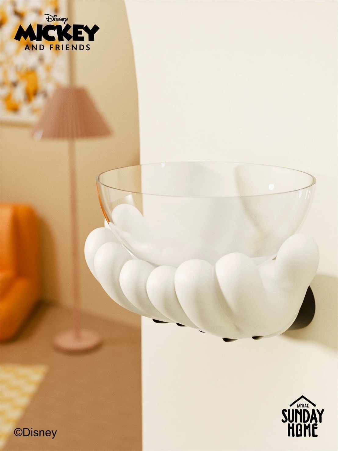 SUNDAY HOME 迪士尼米奇 手窩窩 多功能收納