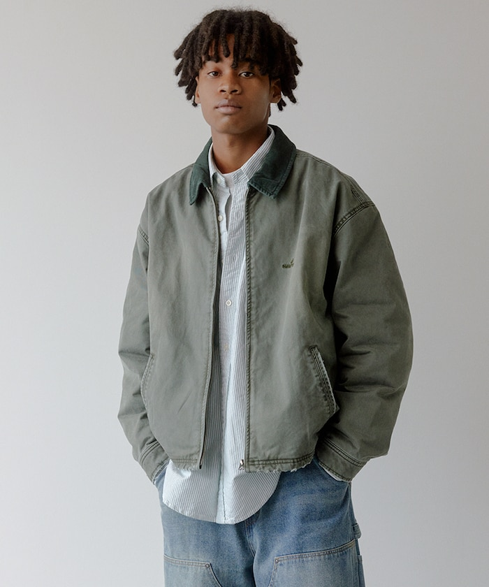 Garments Dyed Chino Zip Blouson 牛仔拉鍊外套