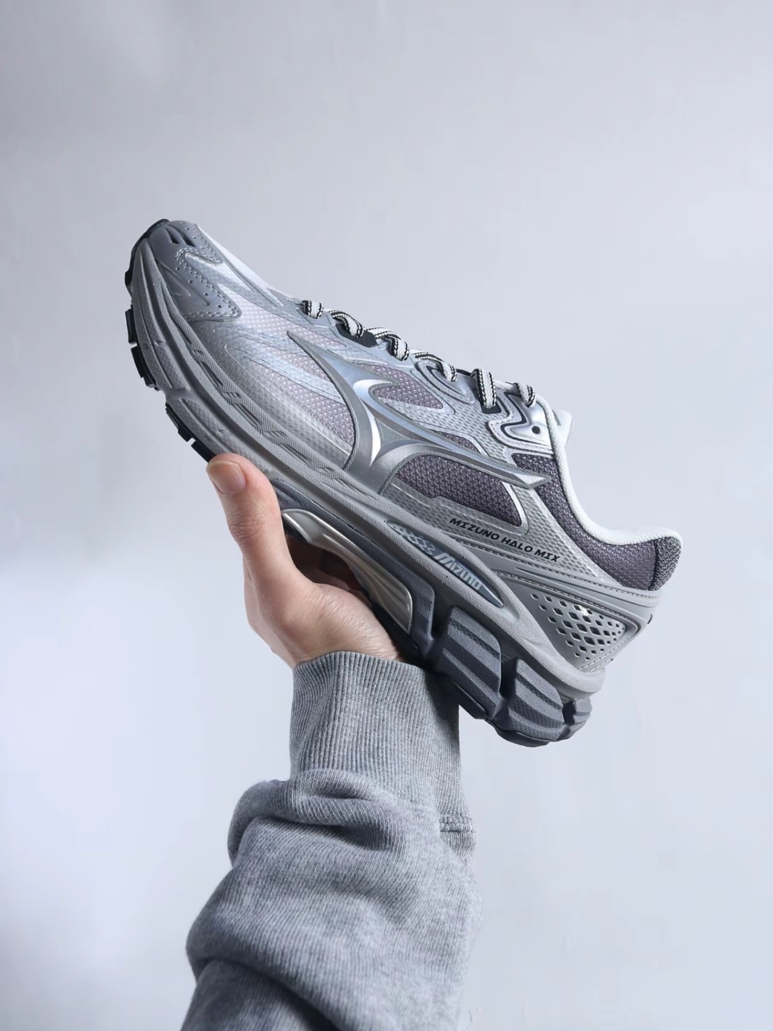MIZUNO HALO MIX 灰白銀 D1GH240817
