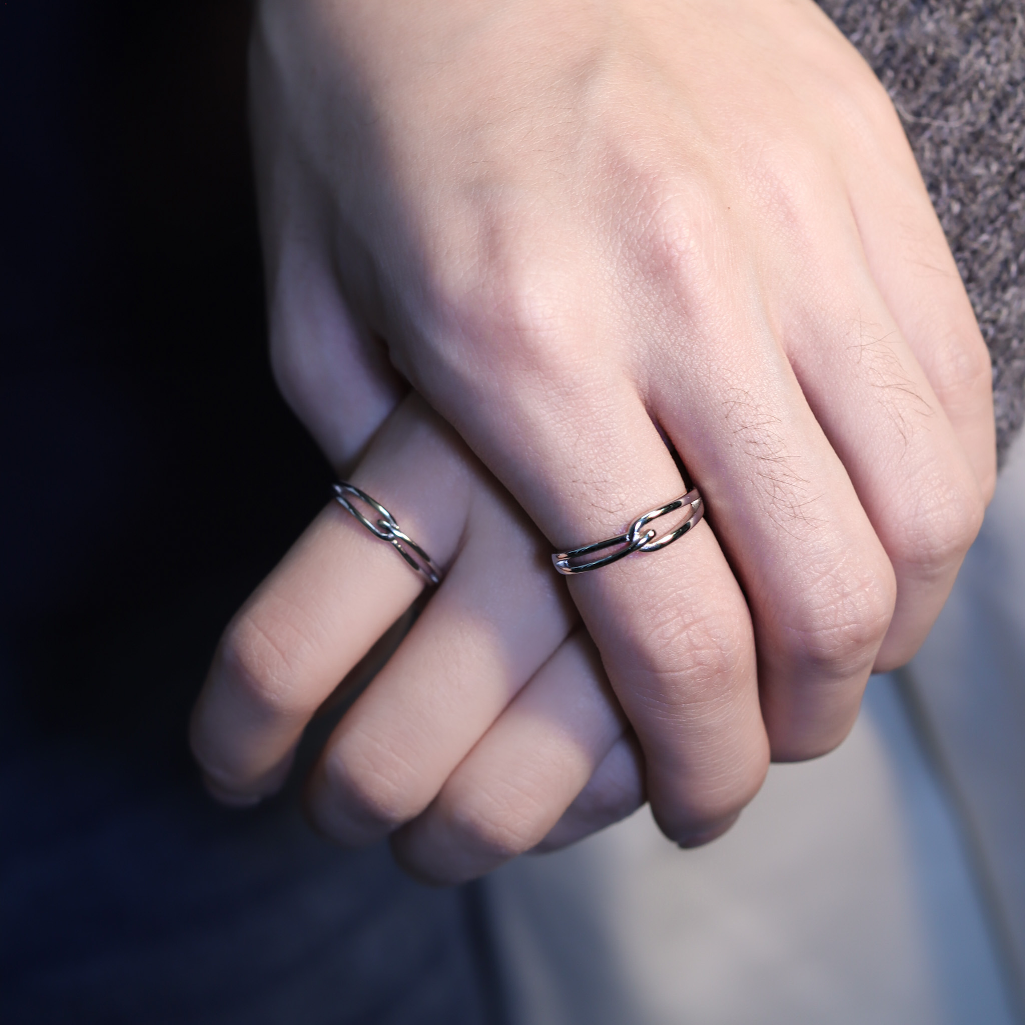 | 925銀・白金 | 不放手情侶戒指 （男款 /女款）  | RI0794 |