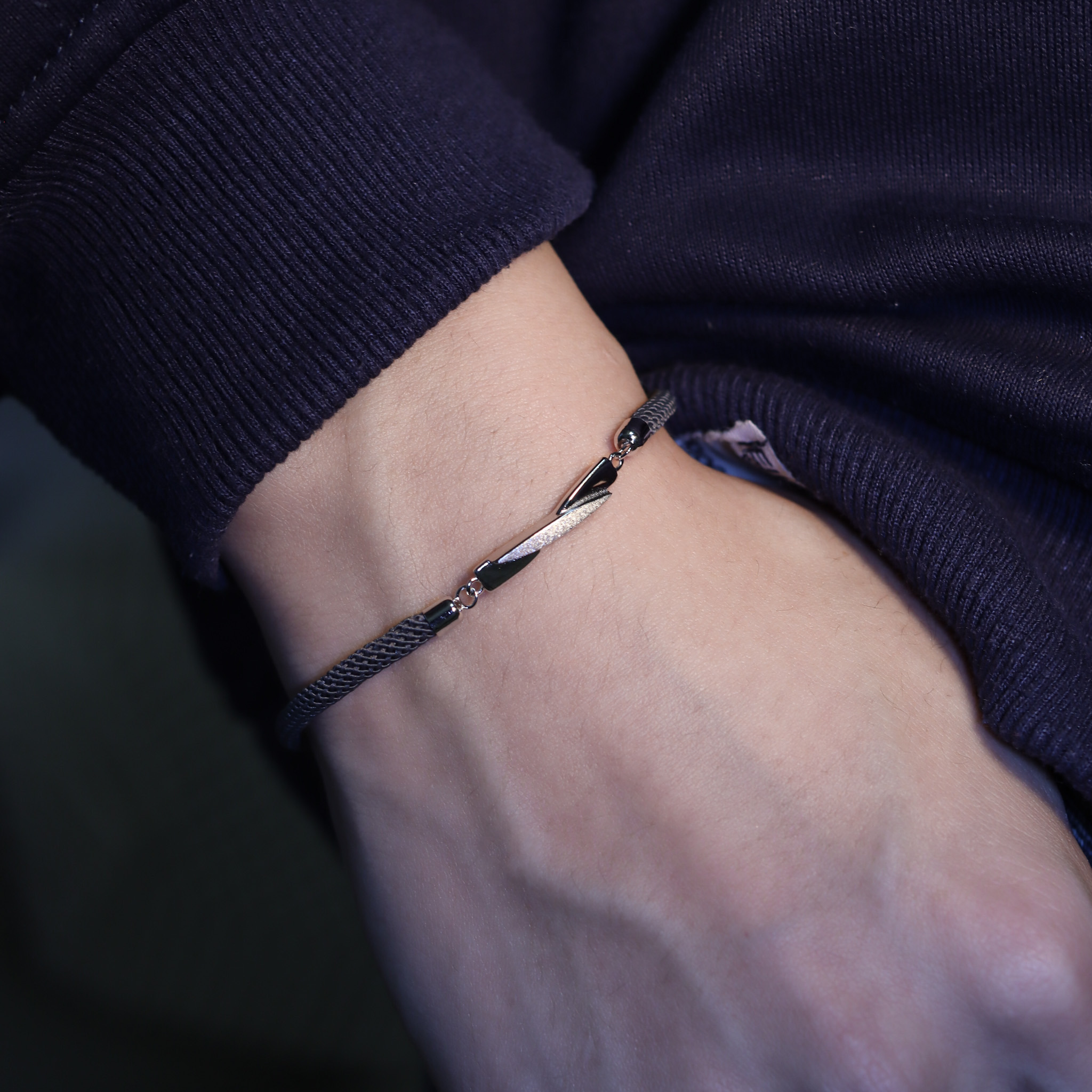 | 925純銀・白金 | 身後是銀河與你情侶手繩 （男款 /女款） | BR1277 |