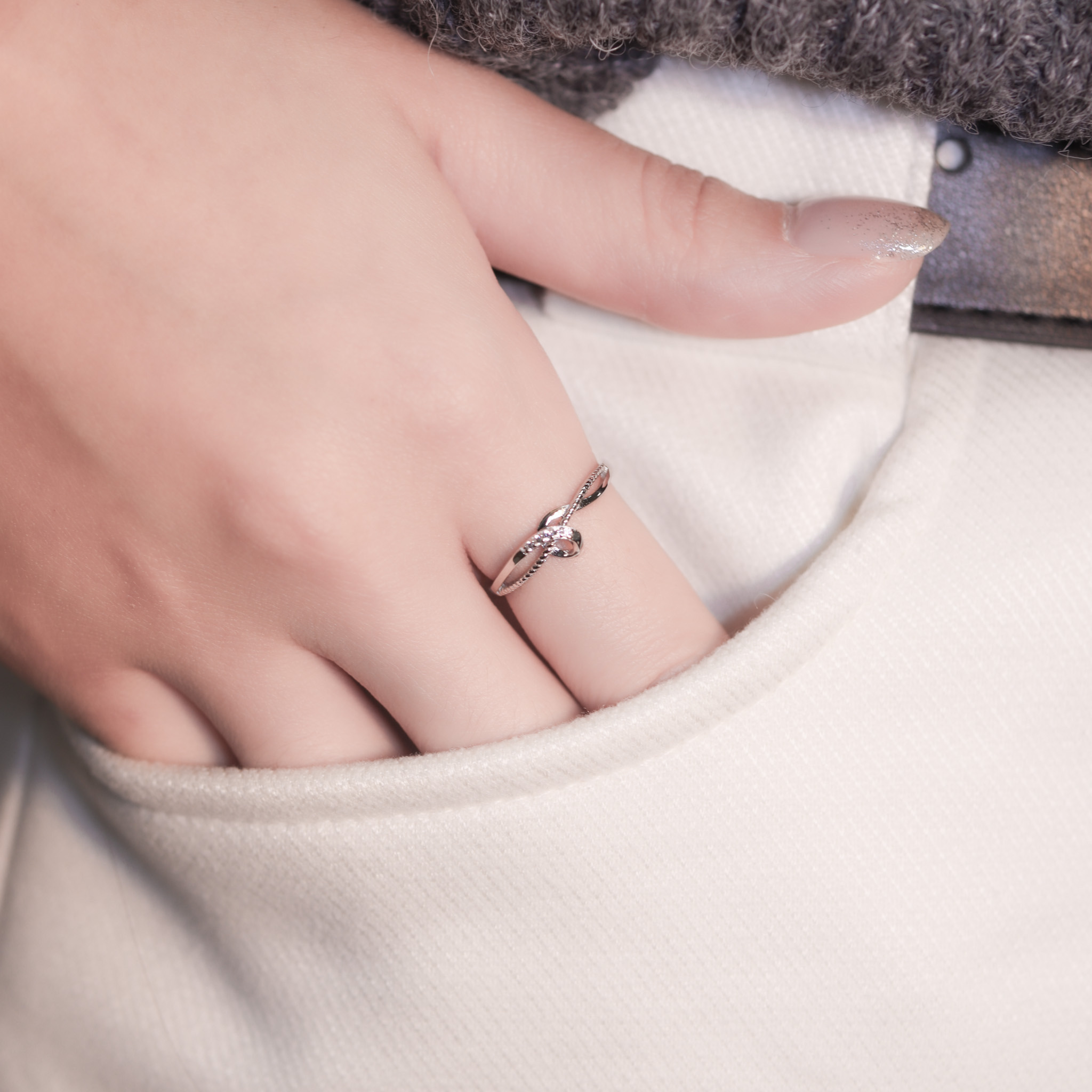 | 925純銀・ 白金  | 記得愛自己戒指 | RI0802 |