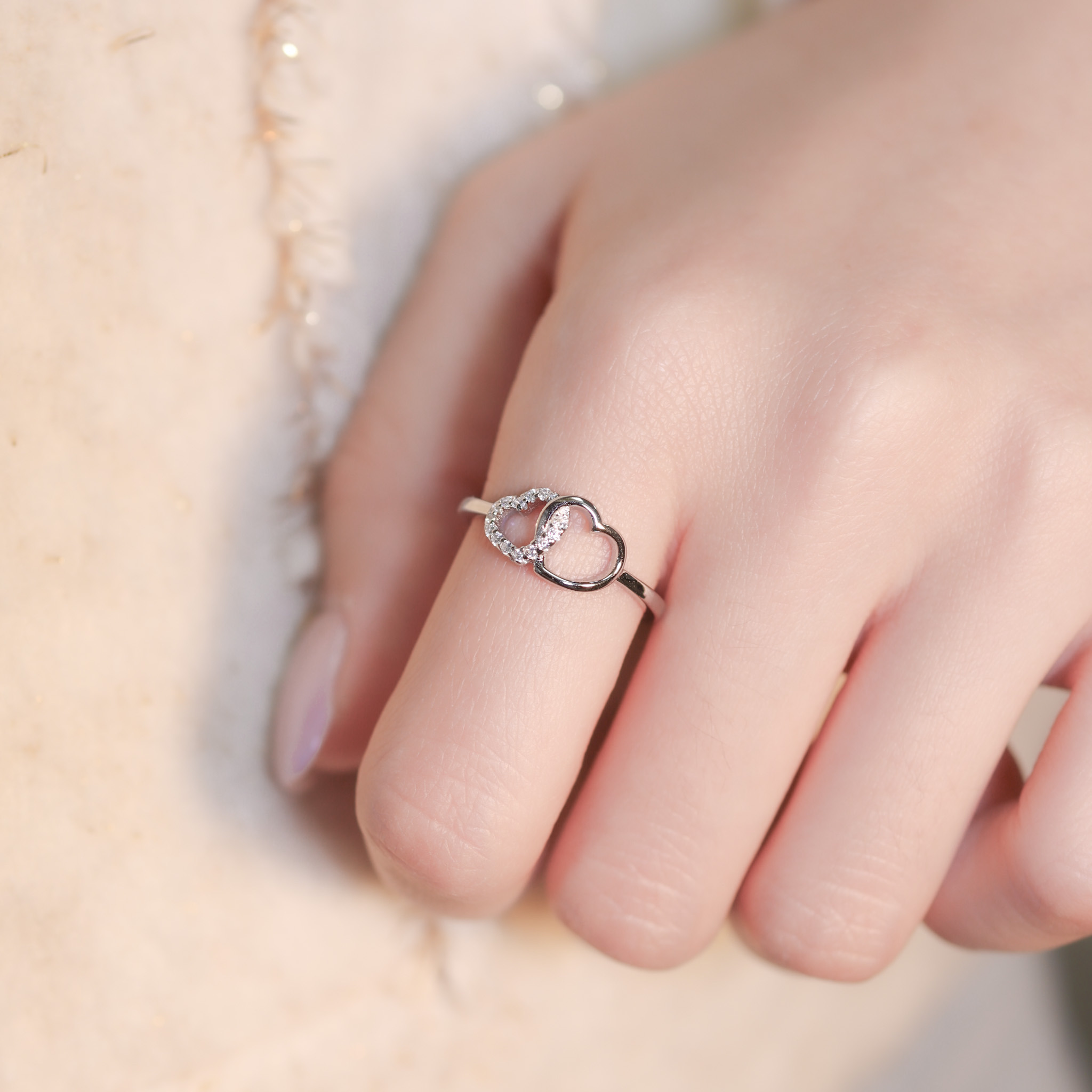 | 925銀 | 愛意不分開戒指 | RI0799 |