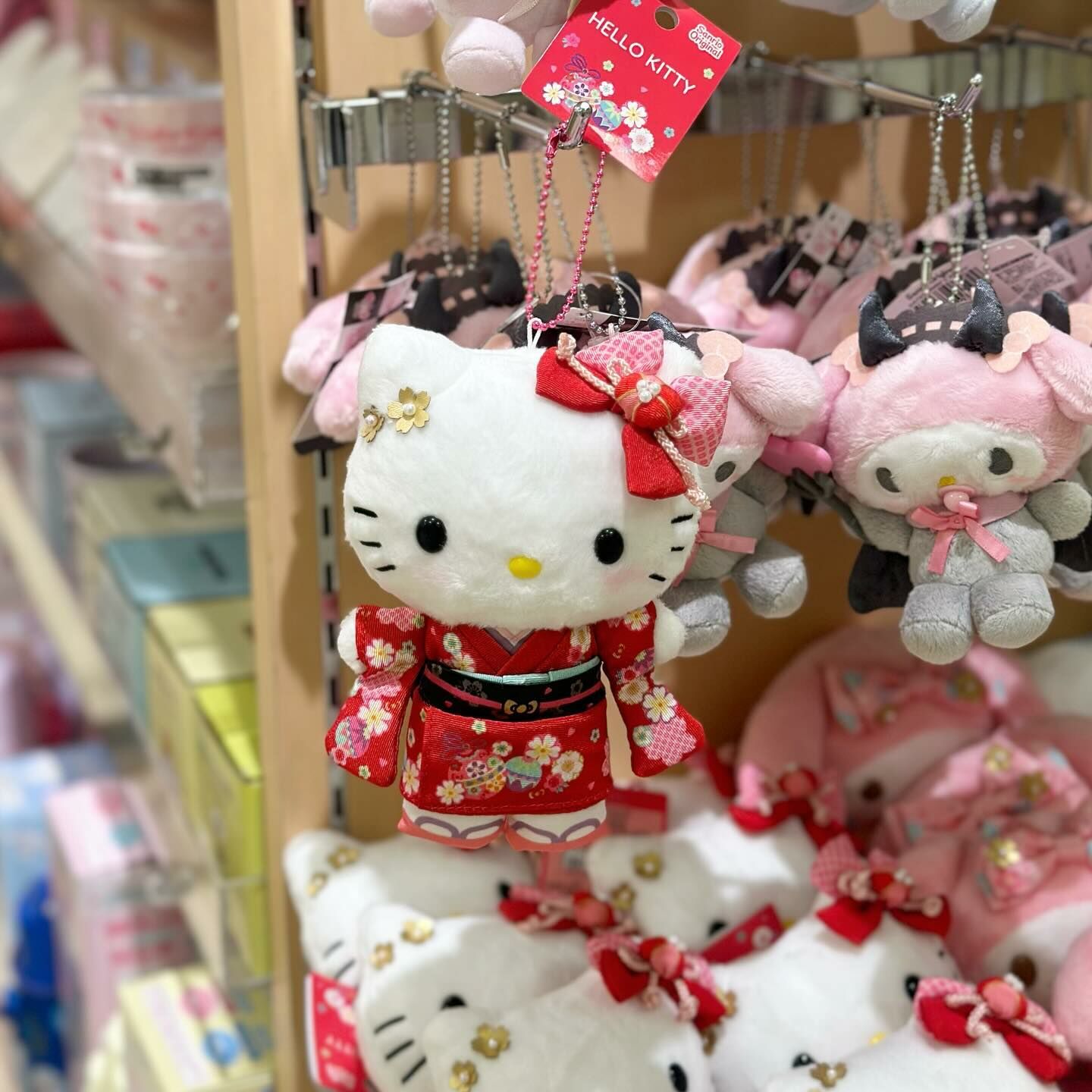 Sanrio 日本限定 Hello Kitty  凱蒂貓 酷洛米 大耳狗 三麗鷗 和服系列 吊飾 鑰匙圈