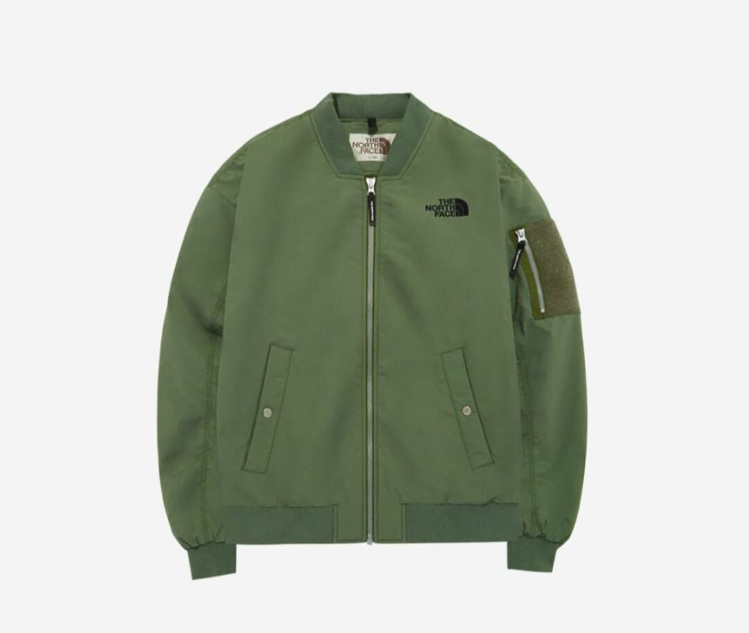 【現貨】The North Face Hayden EX Heat Bomber Khaki 復古空軍外套 雙拉鍊 復古 MA1