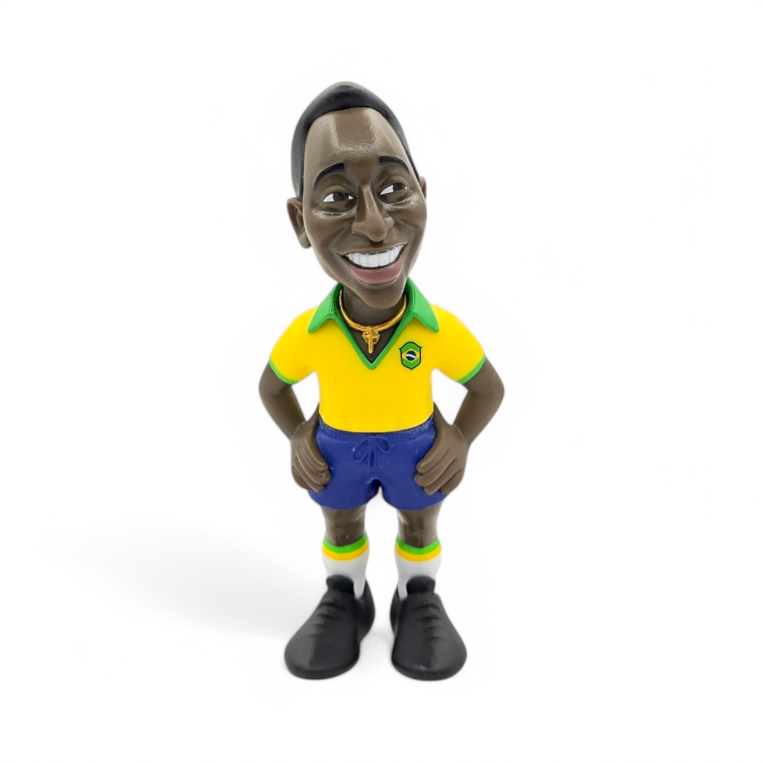 巴西MINIX 12cm比利PELE公仔