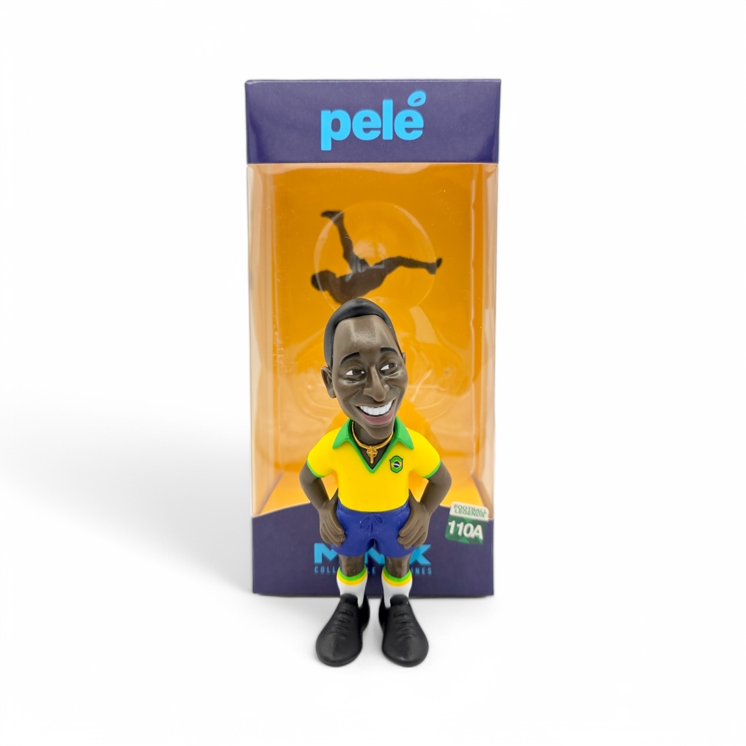 巴西MINIX 12cm比利PELE公仔