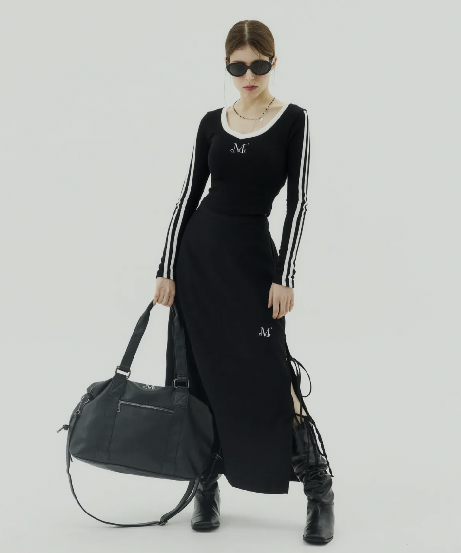 韓國MUCENT Prime Wrinkle Leather Tote Bag