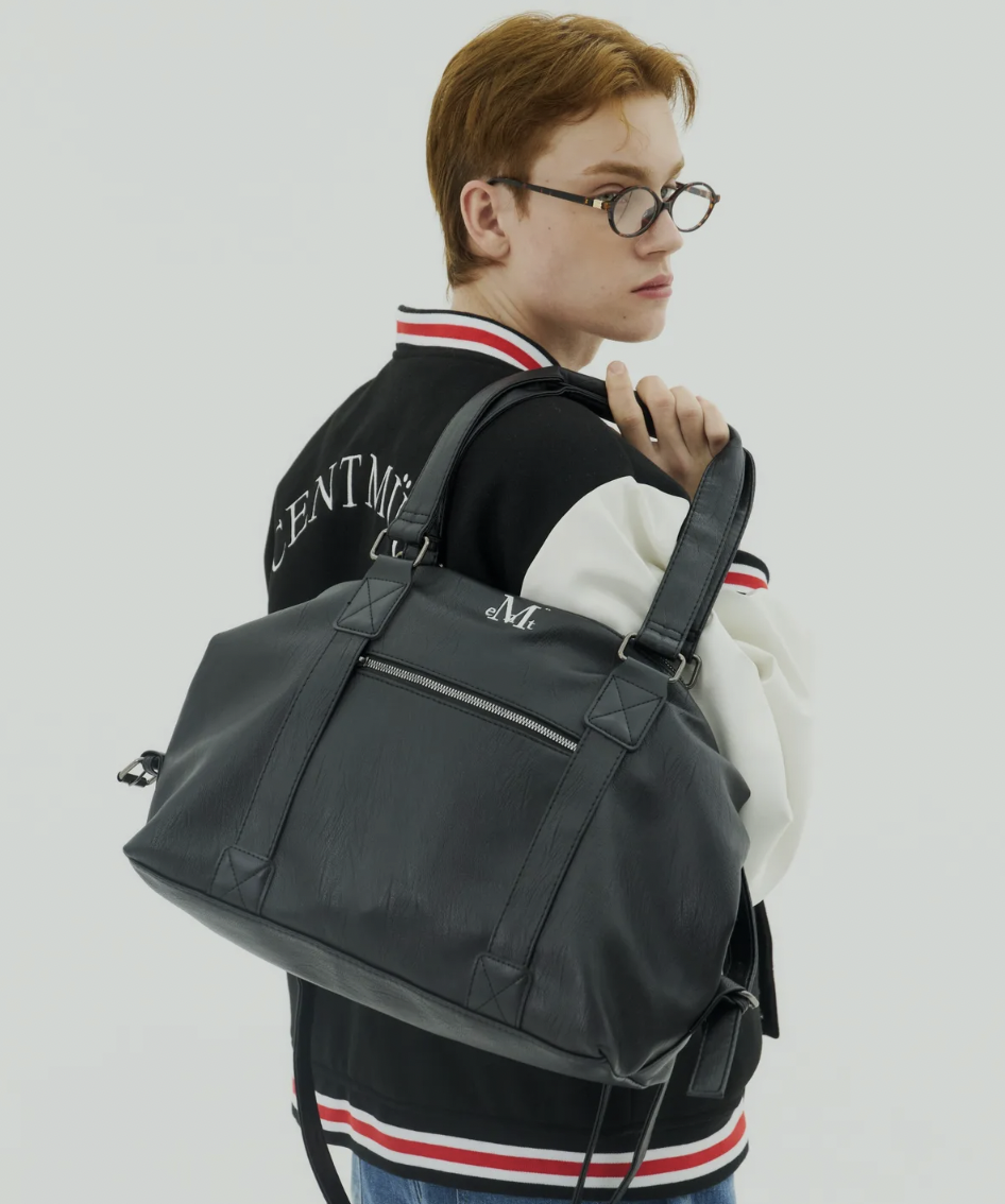 ハンドバッグ MUCENT Prime Wrinkle Leather Tote Bag PRIME WRINKLE LEATHER TOTE BAG - MUCENT | 60% - Asian