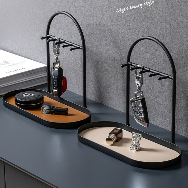 《5606》皮革鐵藝鑰匙收納架