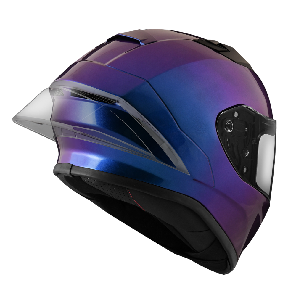 ZEUS ZS-826 變色龍502-7 (變色藍紫) 彩繪 全罩帽款 大鴨尾