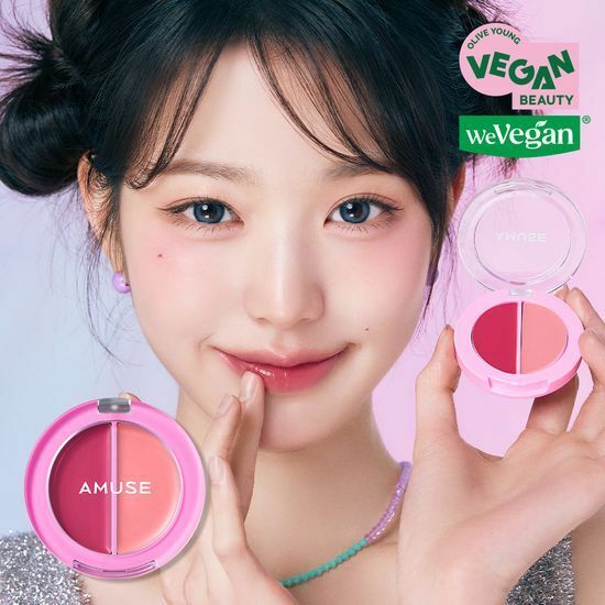 [Sale~31/03] Amuse Lip & Cheek Healthy Balm (5 Colors)