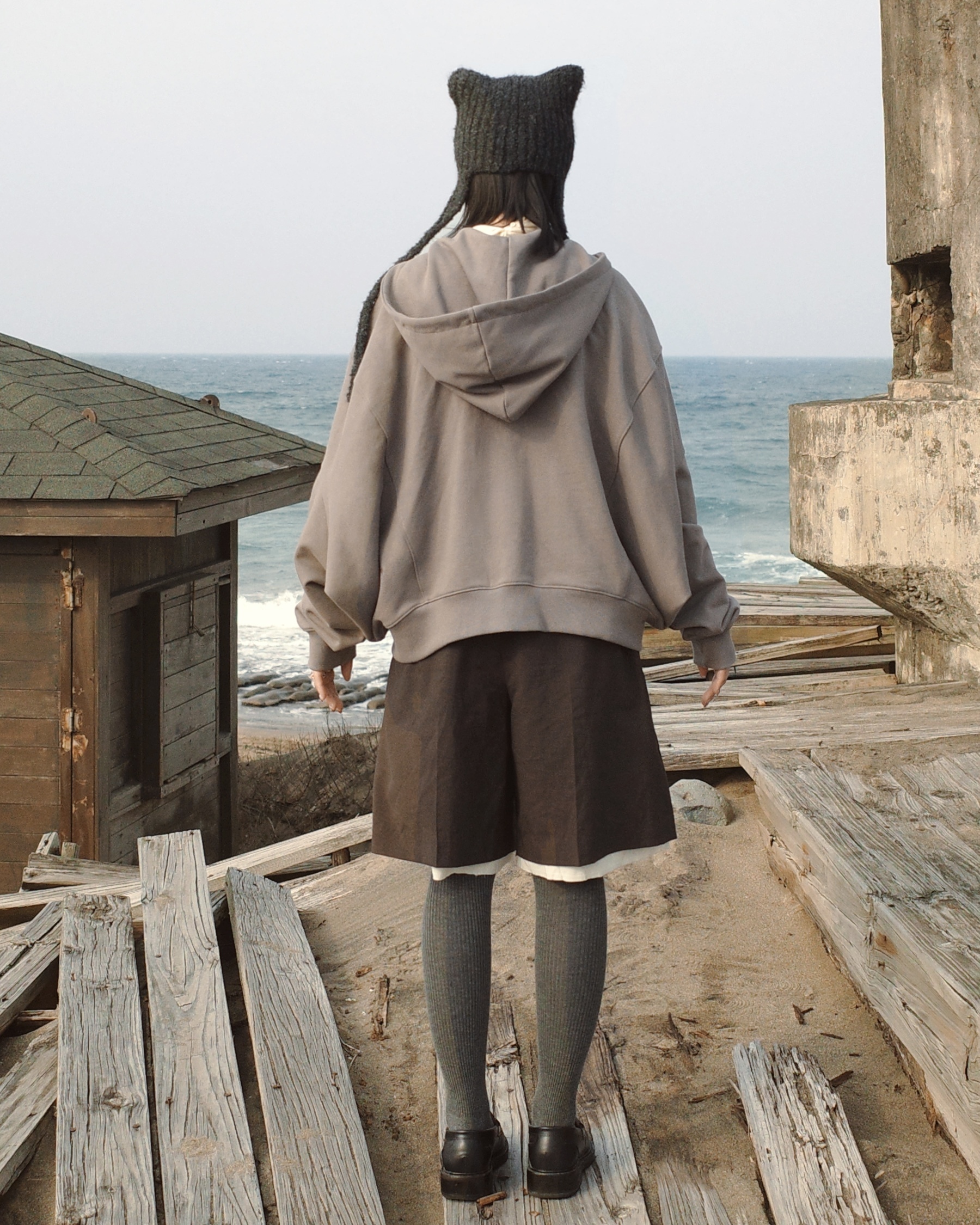 pip / PARACHUTE ZIP-UP HOODIE