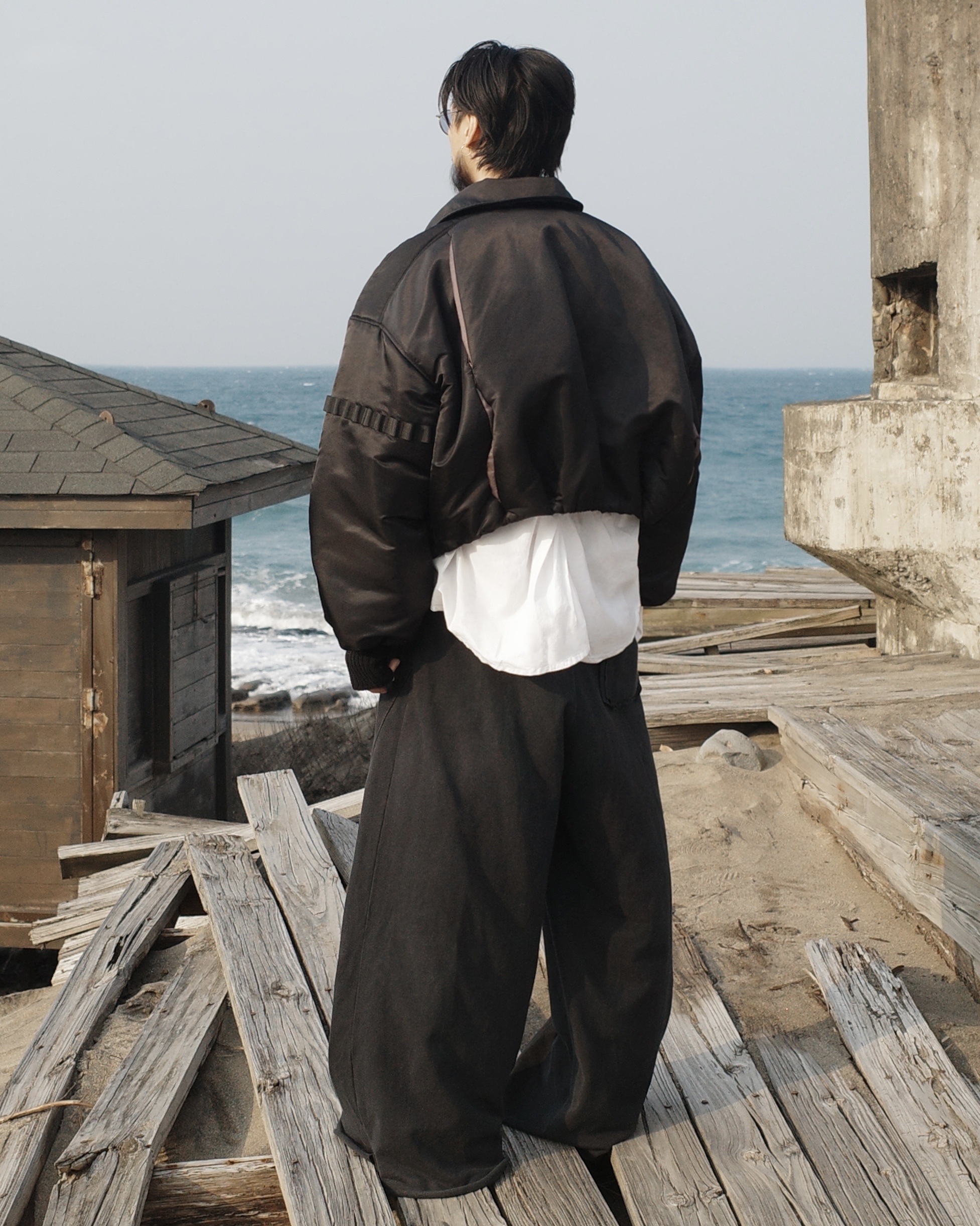 pip / STRAPPED BOMBER JACKET