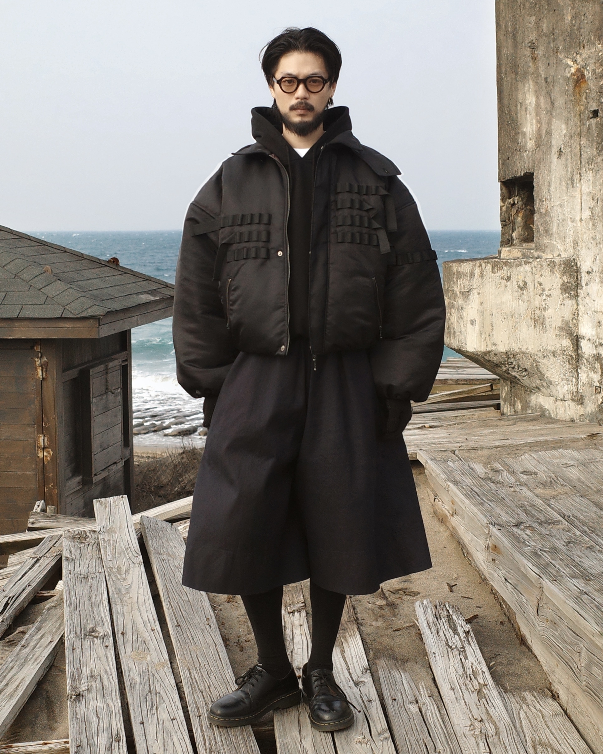 pip / STRAPPED BOMBER JACKET