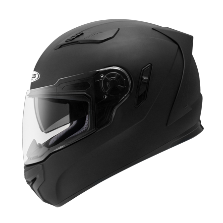 ZEUS ZS-813 消光黑 素色 全罩帽款 內墨片