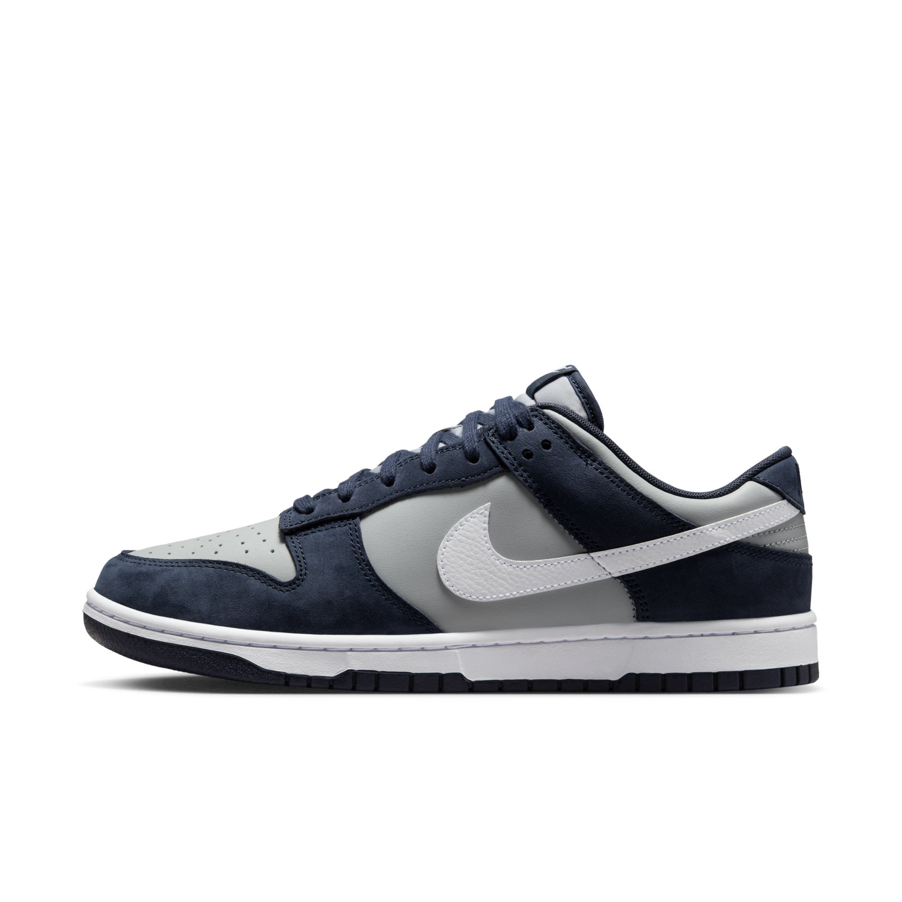 男鞋 NIKE DUNK LOW 'Georgetown' 黑曜石 絨面皮革 復古 滑板 休閒鞋【IB3079-400】