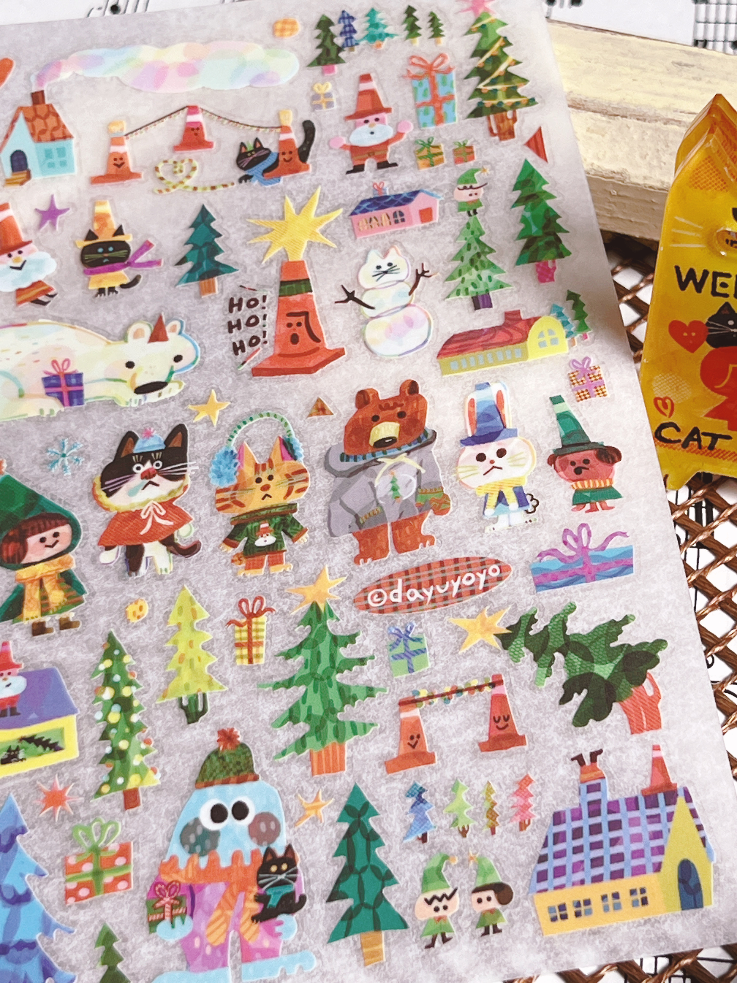 大宇人｜merry days 轉印貼紙