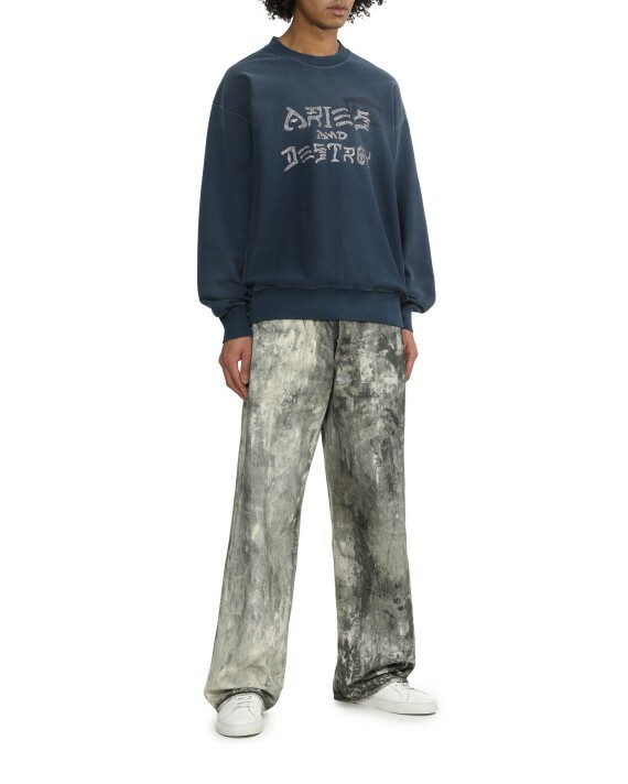 【Focus Store】預購 ARIES Logo sweatshirt "Navy Blue" 海軍藍 衛衣