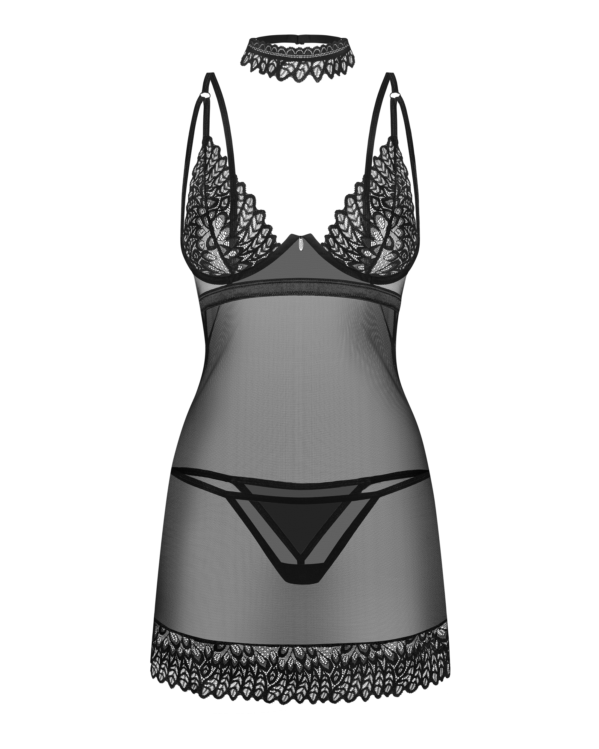 Obsessive - Donarella chemise & thong - XS/S/M/L/XL/XXL