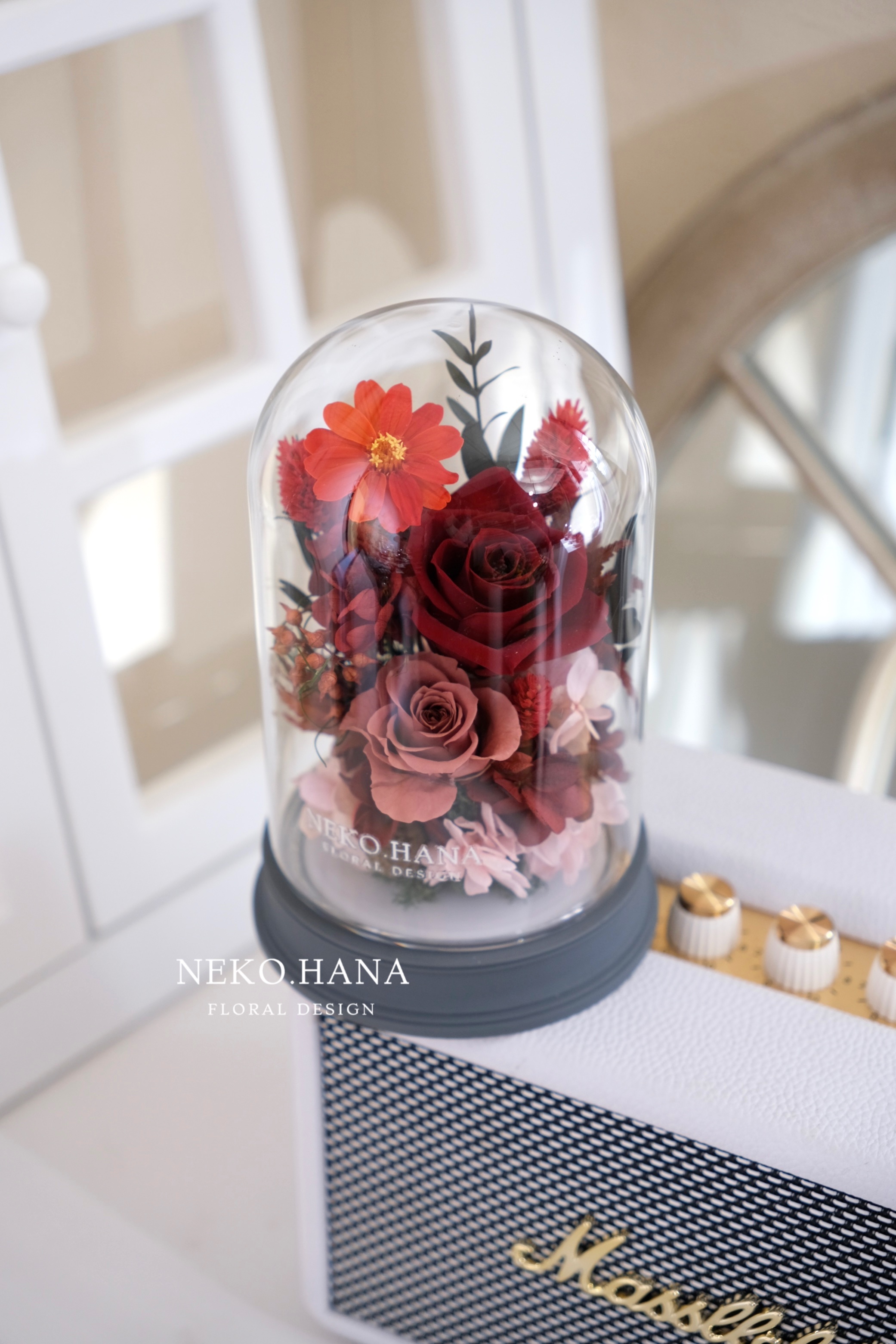 暖色系永生花拍拍燈