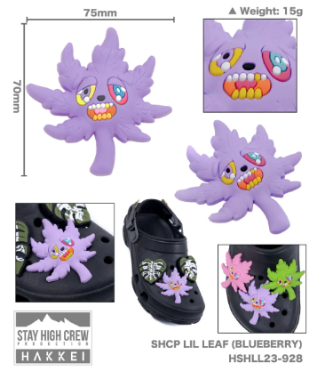 HAKKEI SHCP高度小葉子鞋扣 -  Crocs適用