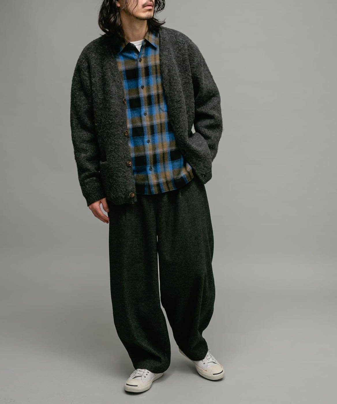 KTQ STORE ‧ Sonny Label 海馬毛V領 開襟衫 外套 2色