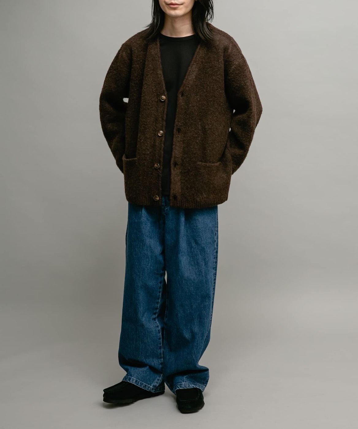 KTQ STORE ‧ Sonny Label 海馬毛V領 開襟衫 外套 2色