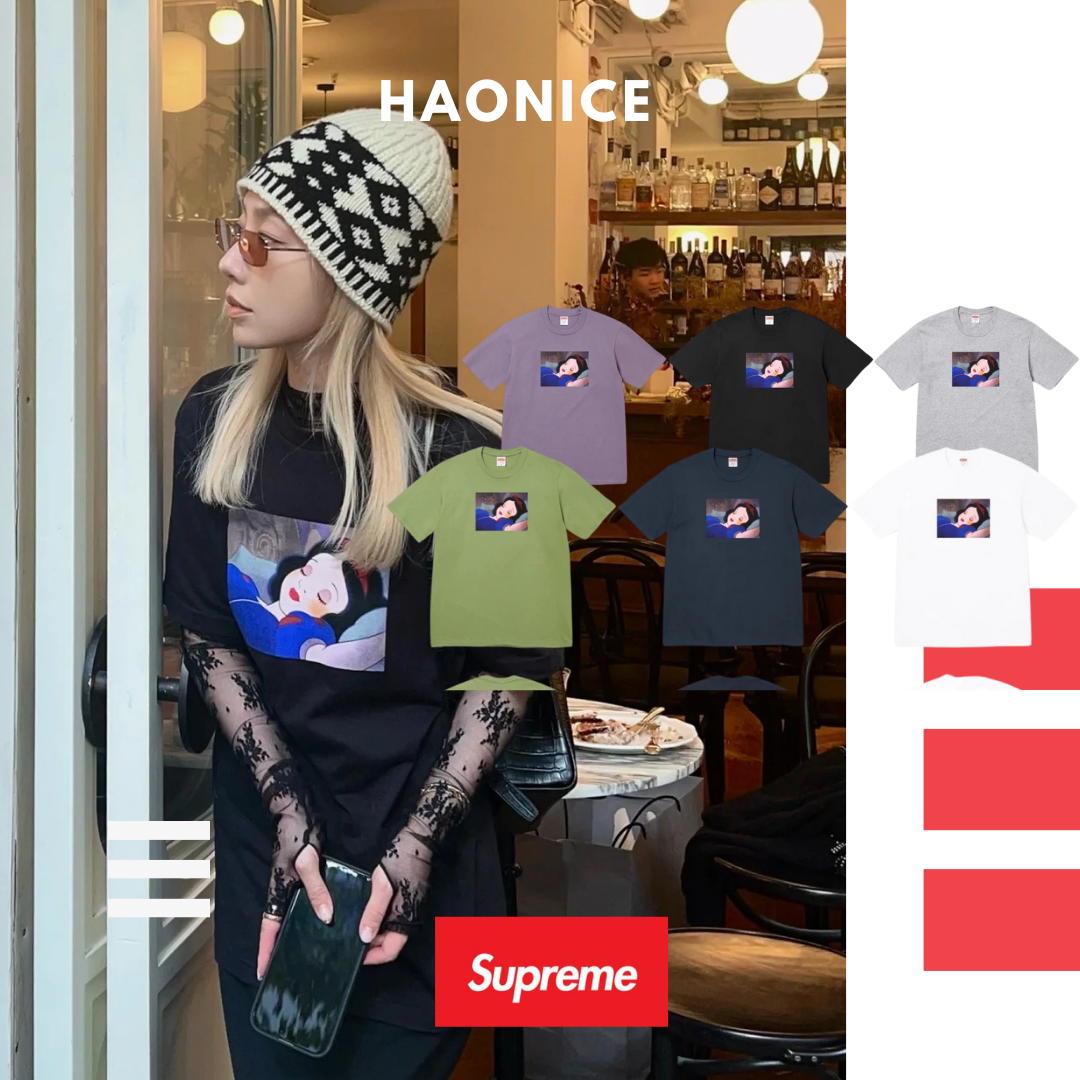 【HAO NICE】美式🇺🇸潮流 Supreme 24FW 秋冬新款 WEEK 8 Supreme Snow White White 白雪公主圖案 短T🔥