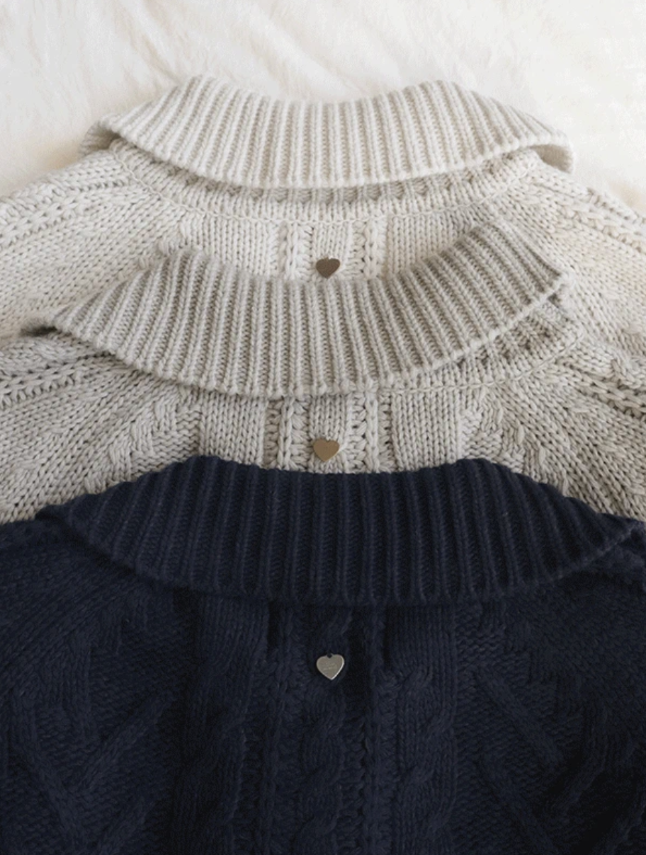 預訂｜SLOWAND #SLOWMADE Point Collar Cardigan (3 Color)