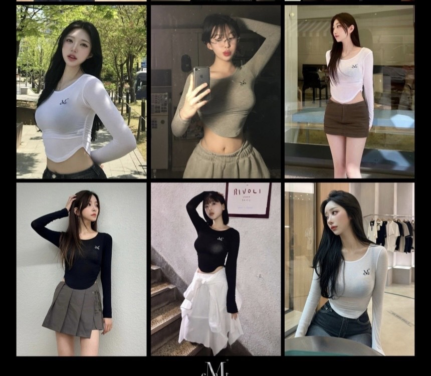 🇰🇷𝐌𝐮𝐜𝐞𝐧𝐭 透視貼身上衣