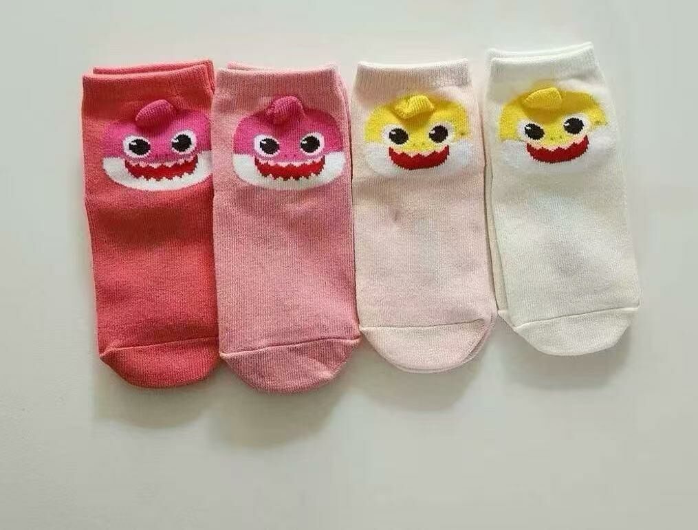 廠單 韓版baby shark襪 (1組4對)