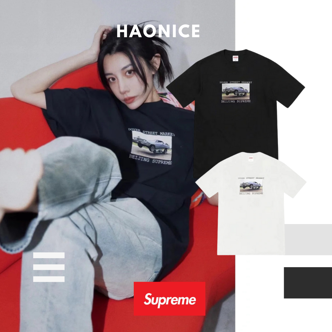 【NICE 歐美日韓代購】24SS夏季新品🔥美式潮牌🇺🇸 SUPREME X DSM聯名 北京汽車款短T 復古 老車