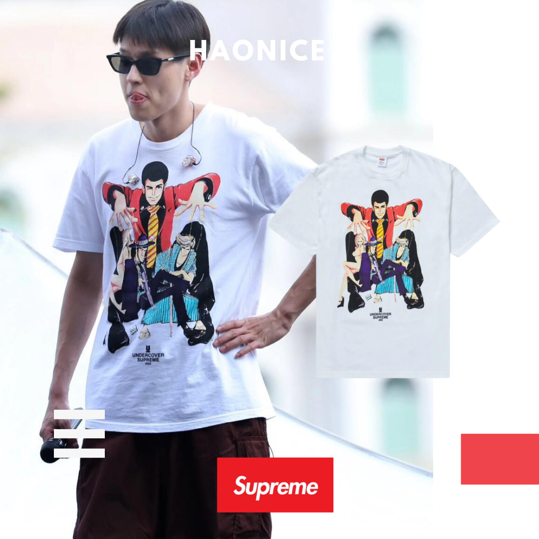 【NICE 歐美日韓代購】24SS夏季新品🔥美式潮牌🇺🇸 SUPREME 漫畫聯名款短T 魯邦三世 提線木偶
