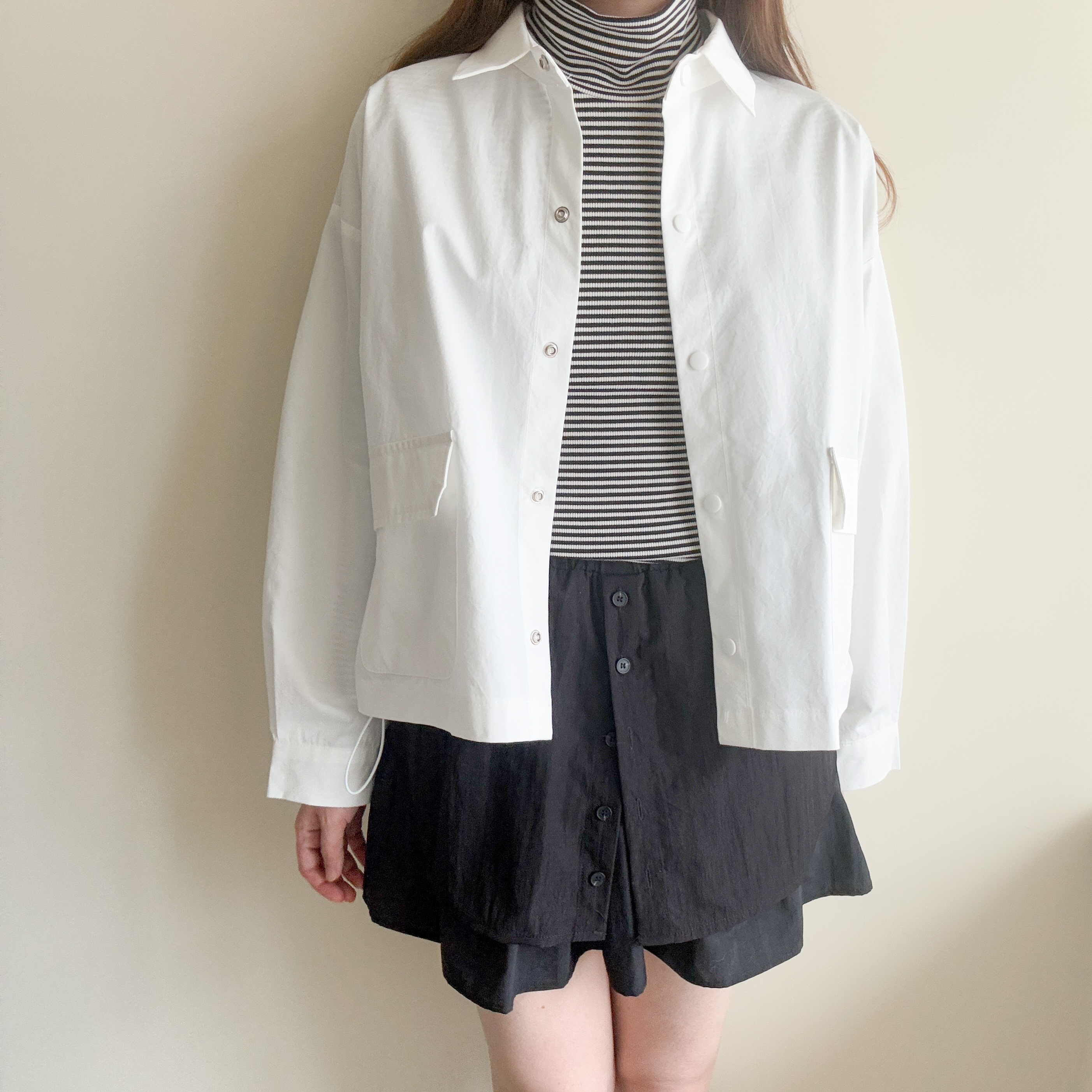 後束繩春天薄款外套