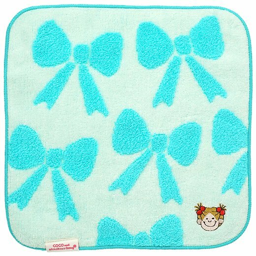 COCO醬_蝴蝶結 刺繡款 純棉小手帕 |日本Greeting Life