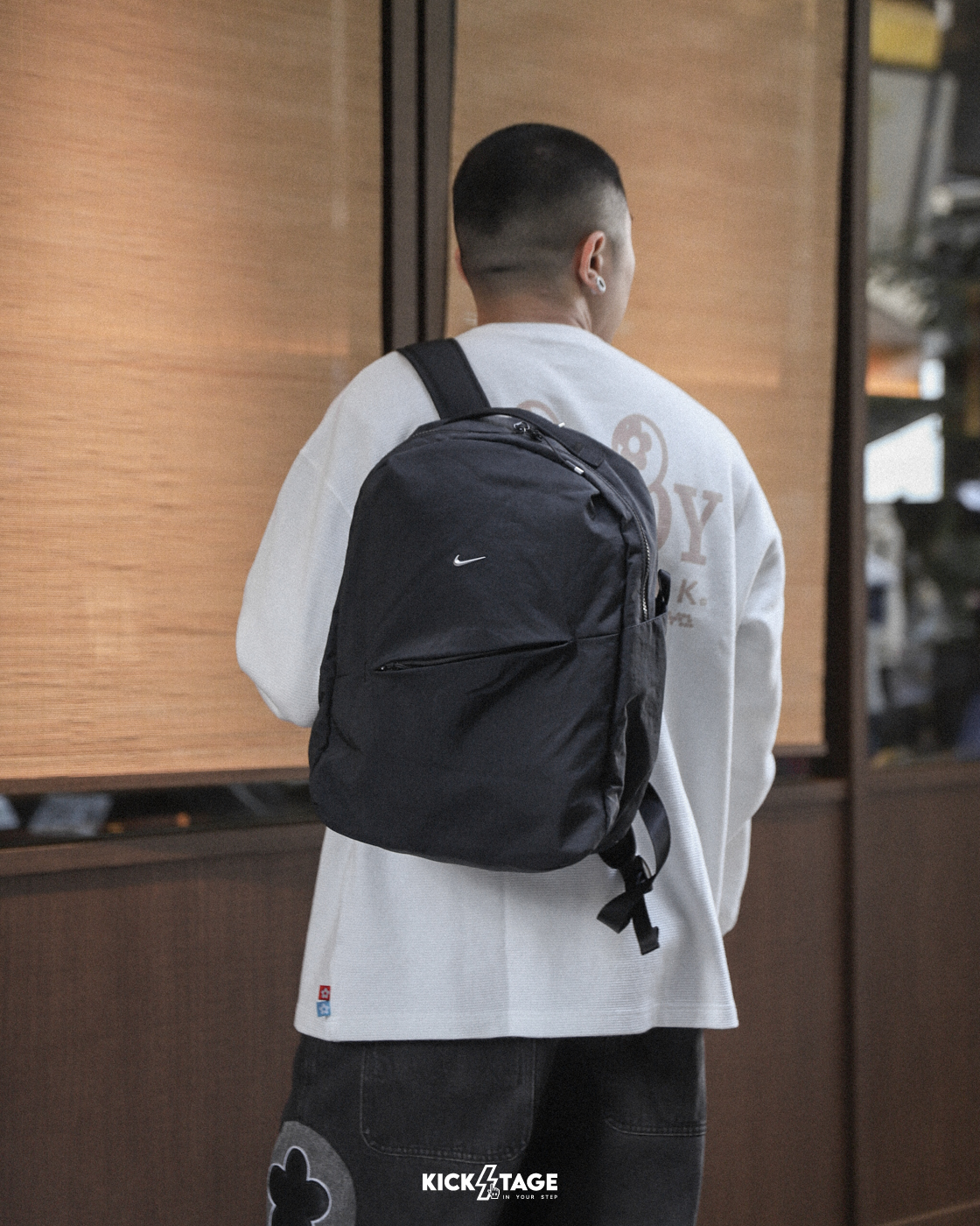 NIKE AURA BACKPACK 黑色 綠色 24升 多夾層 電腦夾層 後背包 背包【HF7007】