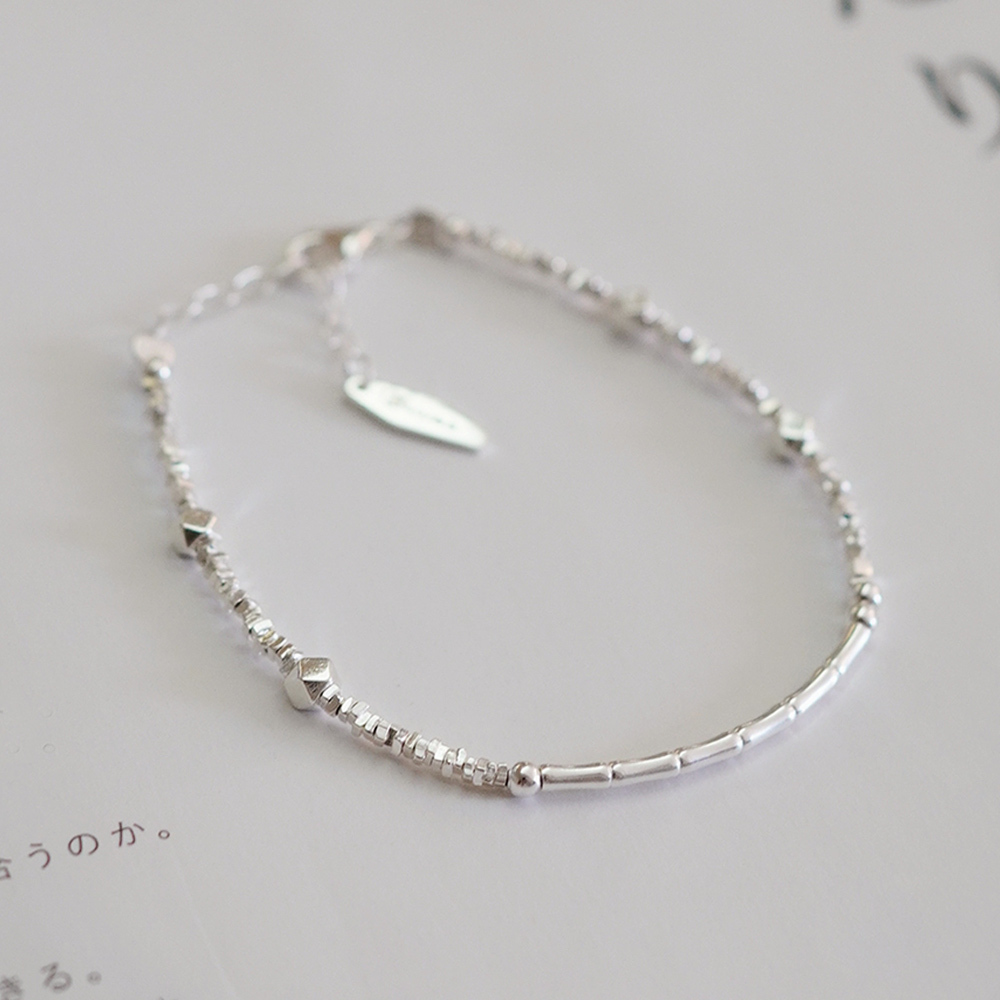 字母手鍊客製 和煦之境純銀手鍊/SB080| 聖誕禮盒禮物 925純銀手鏈 女生手鏈 情人節禮物 極簡圓弧手串