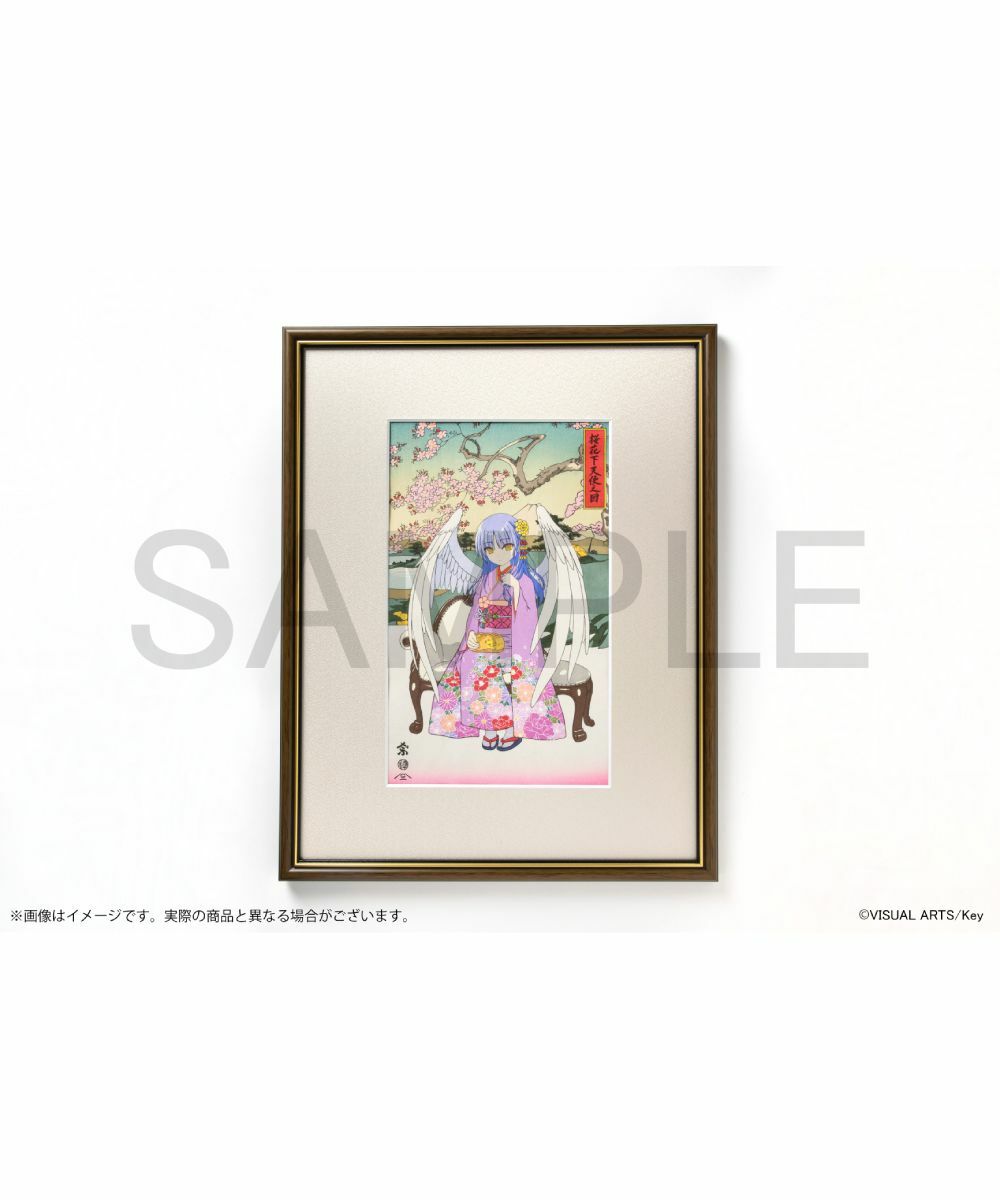 Angel Beats! 浮世絵木版画 桜花下天使之図 立華かなで Angel Beats!』浮世絵木版画 桜花下天使之図 立華かなで: その他